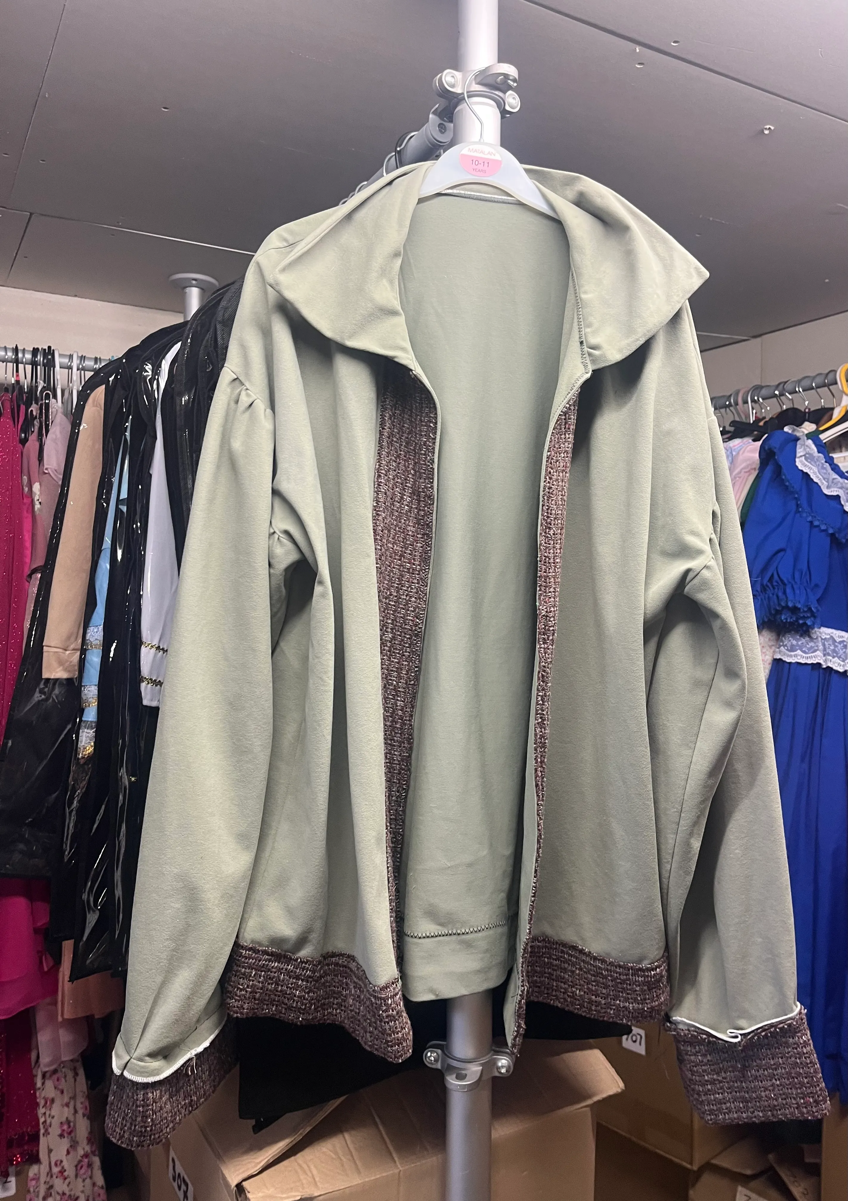 Jacket- Grey/Green Coat