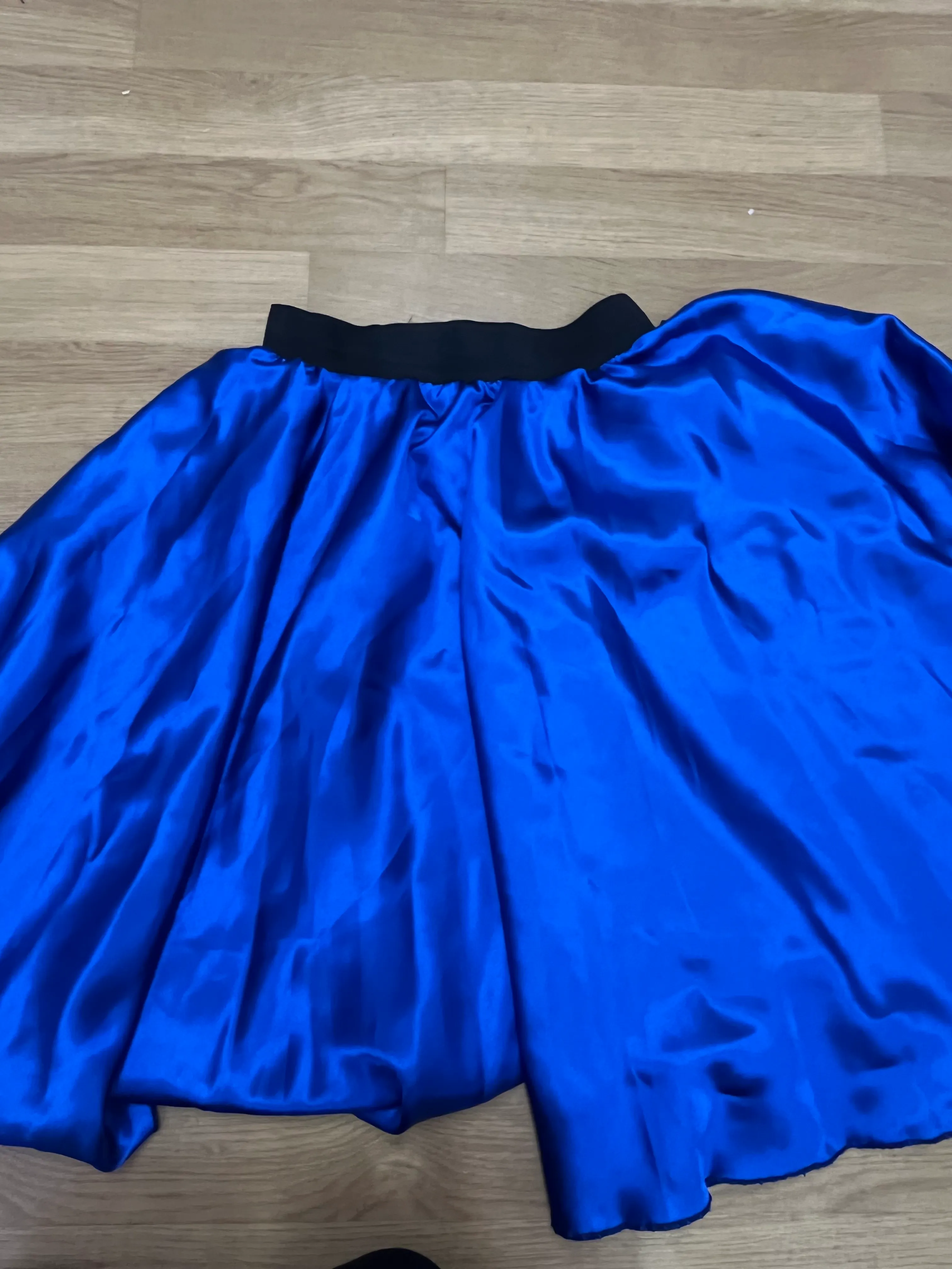 Skirt- Light and dark blue lycra
