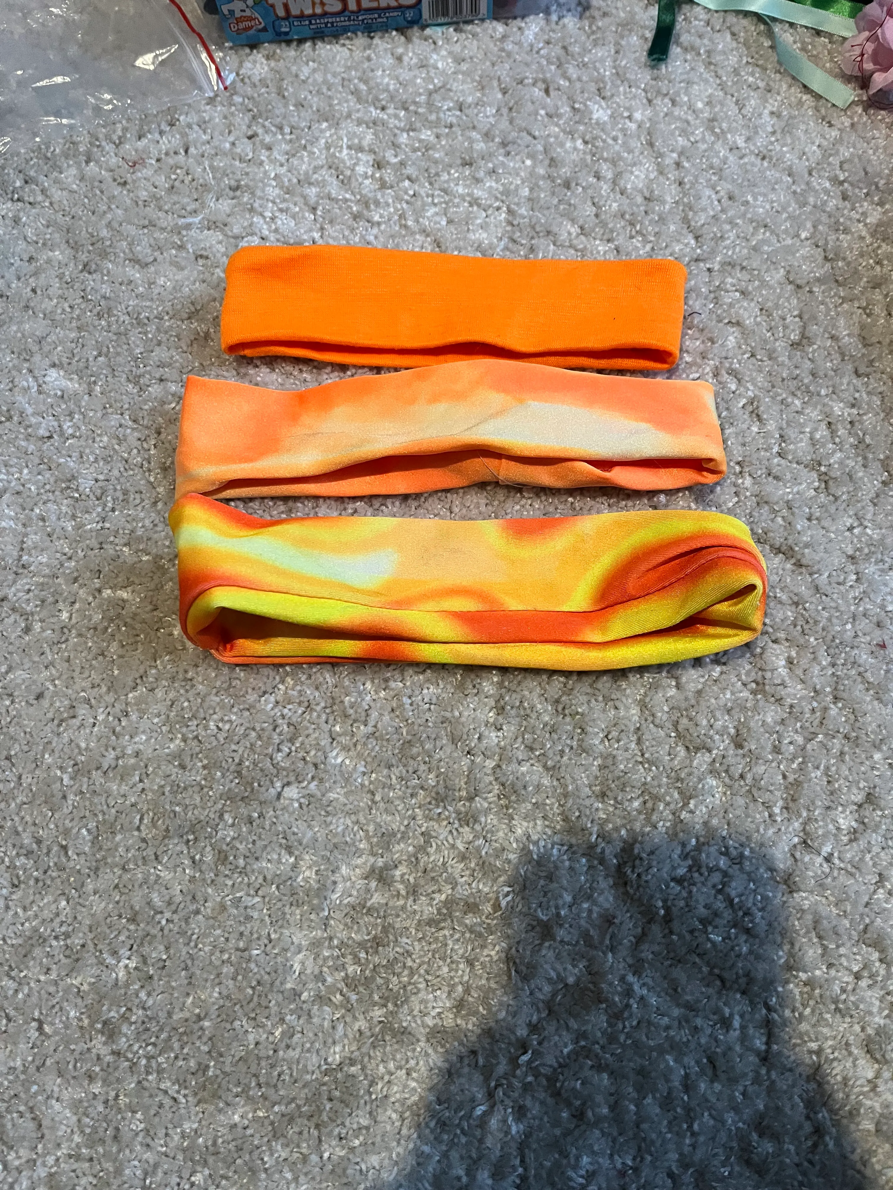 Headpiece- Bright Orange