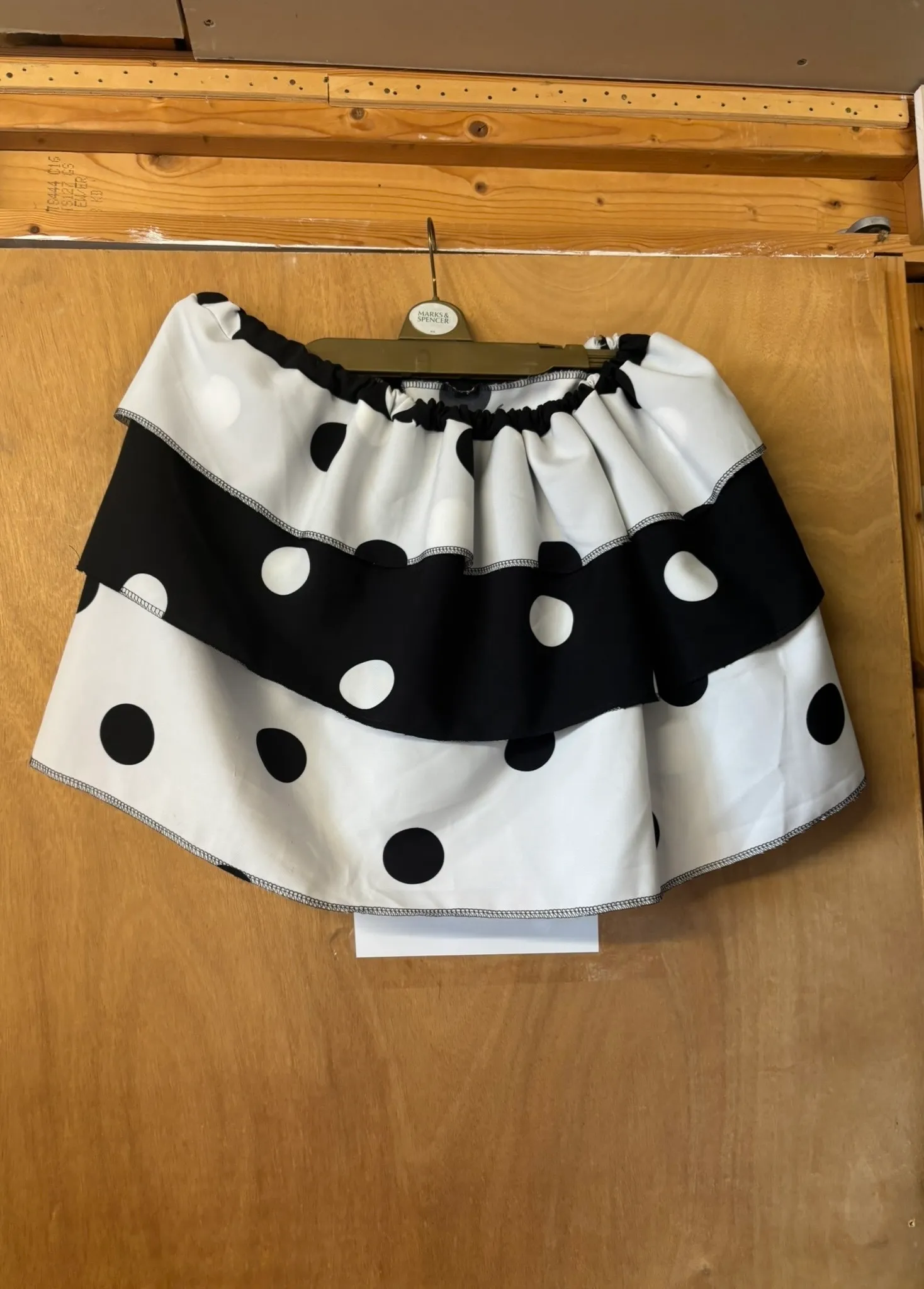 Skirt- Clown black and white design
