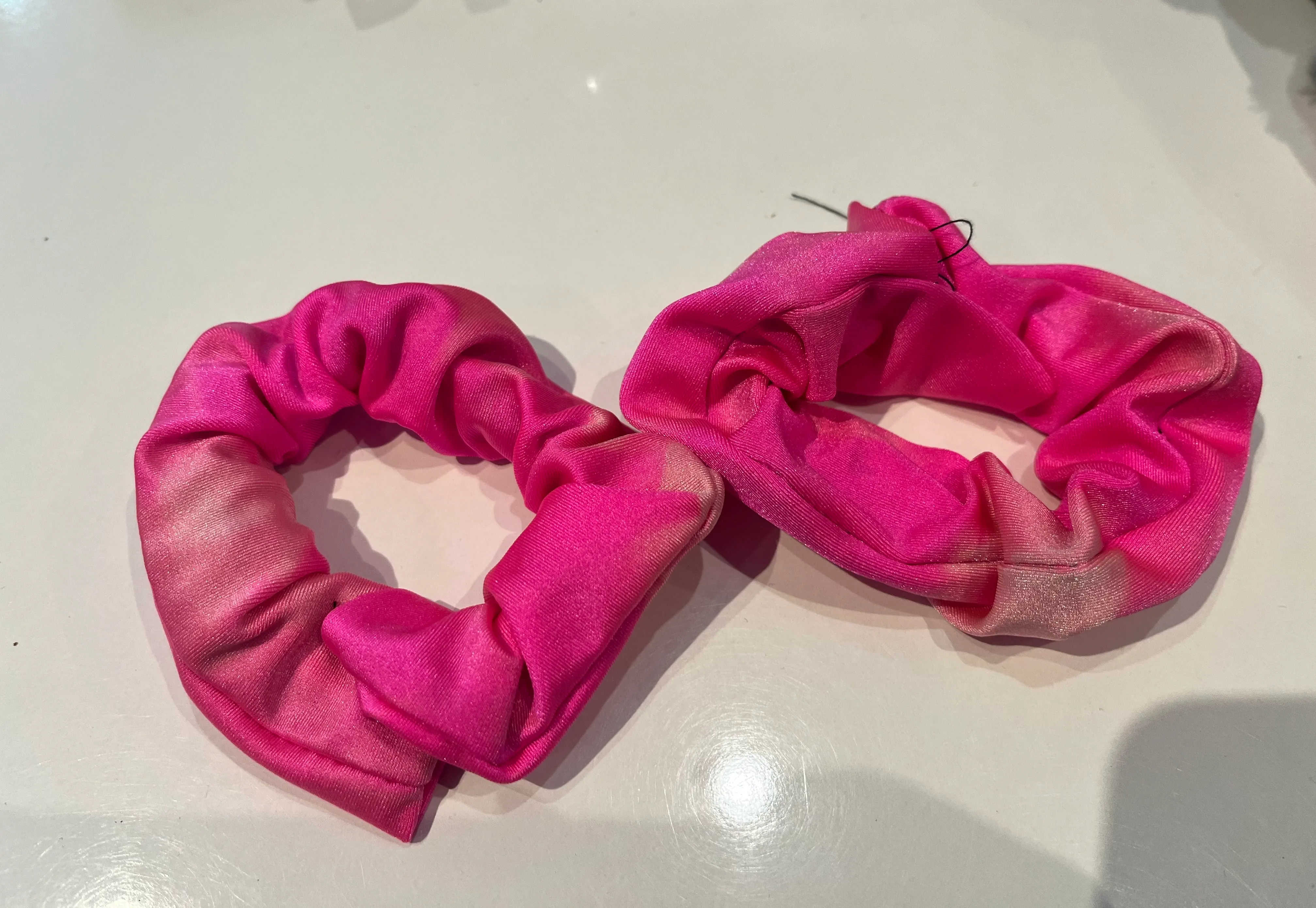 Scrunchies - Neon Pink Various Designs
