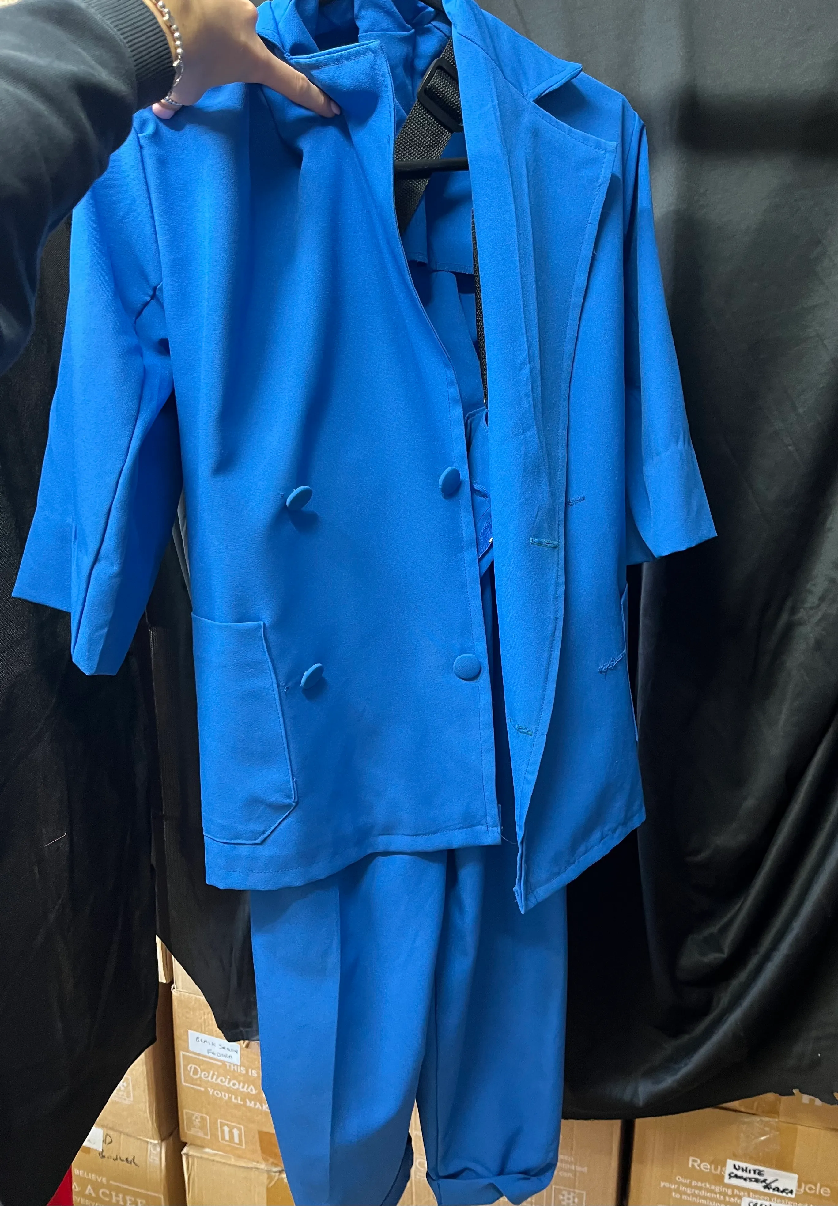 Two piece- Blue Blazer and Trousers