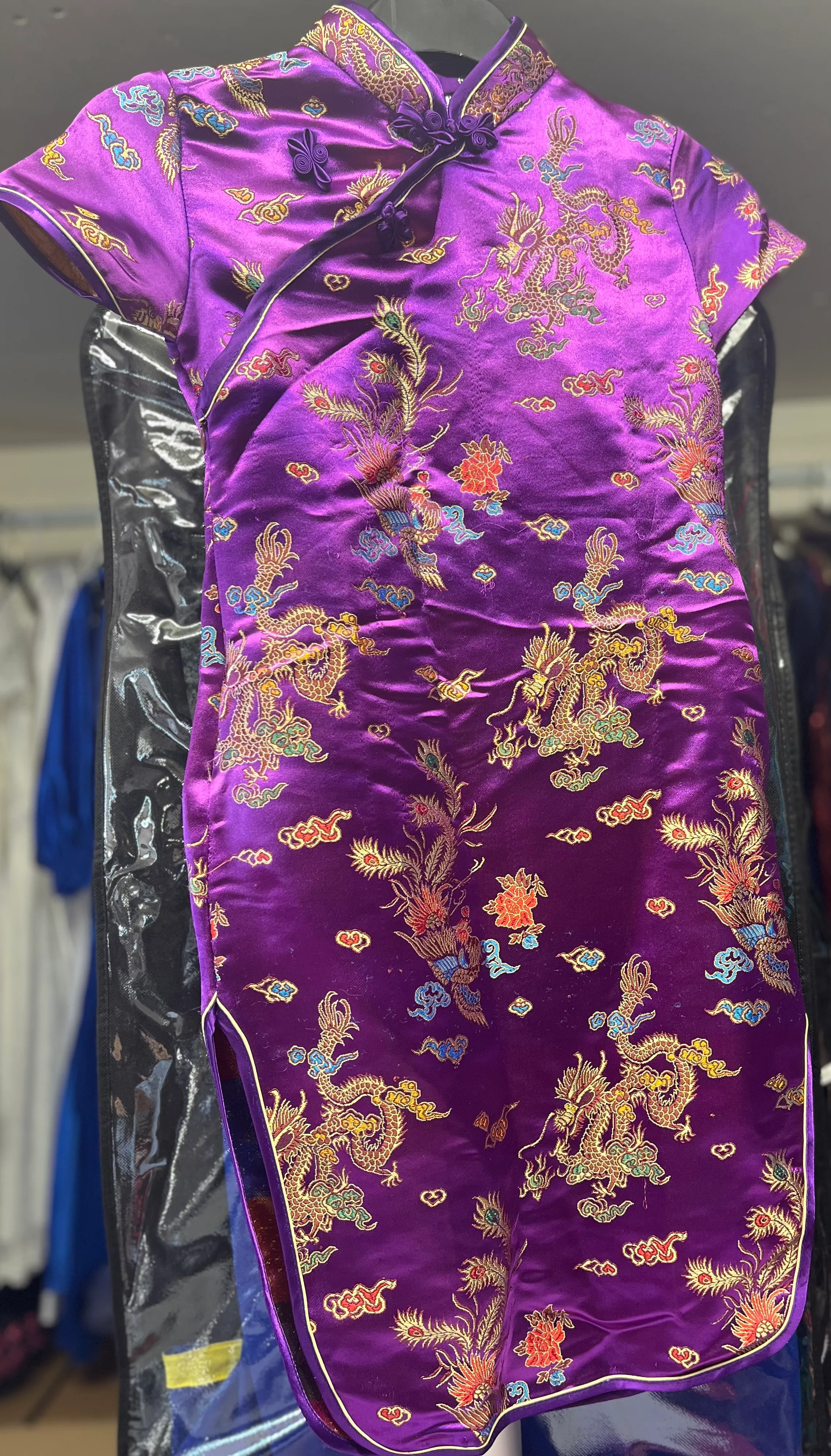 Oriental dress - purple