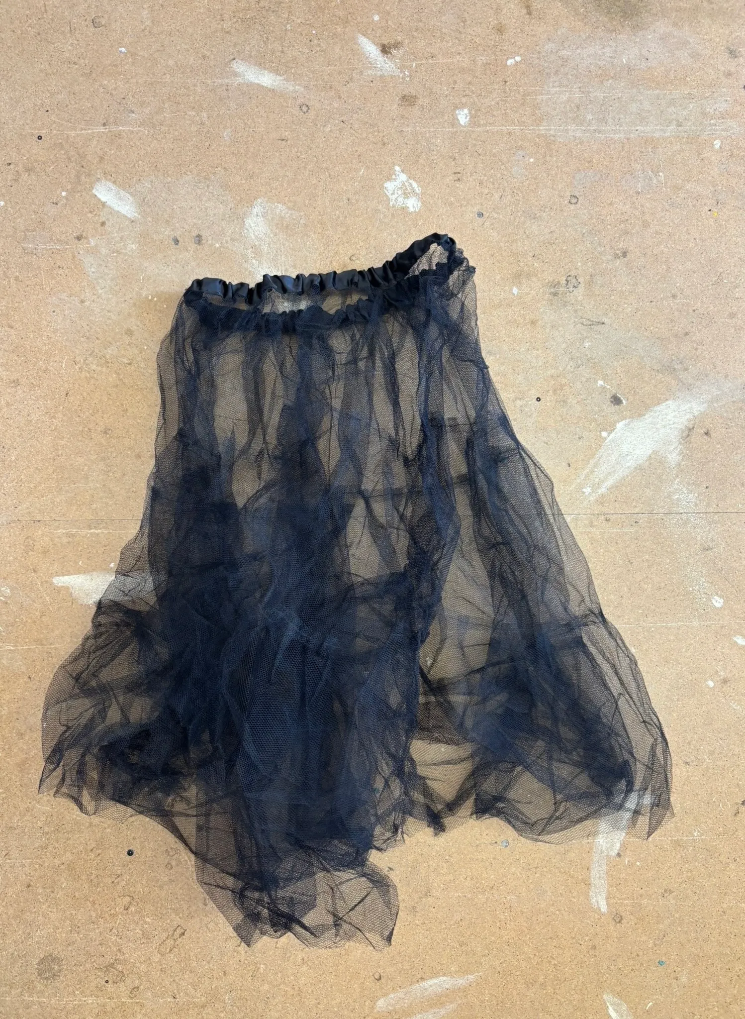 Tutu Skirt- Black mesh net
