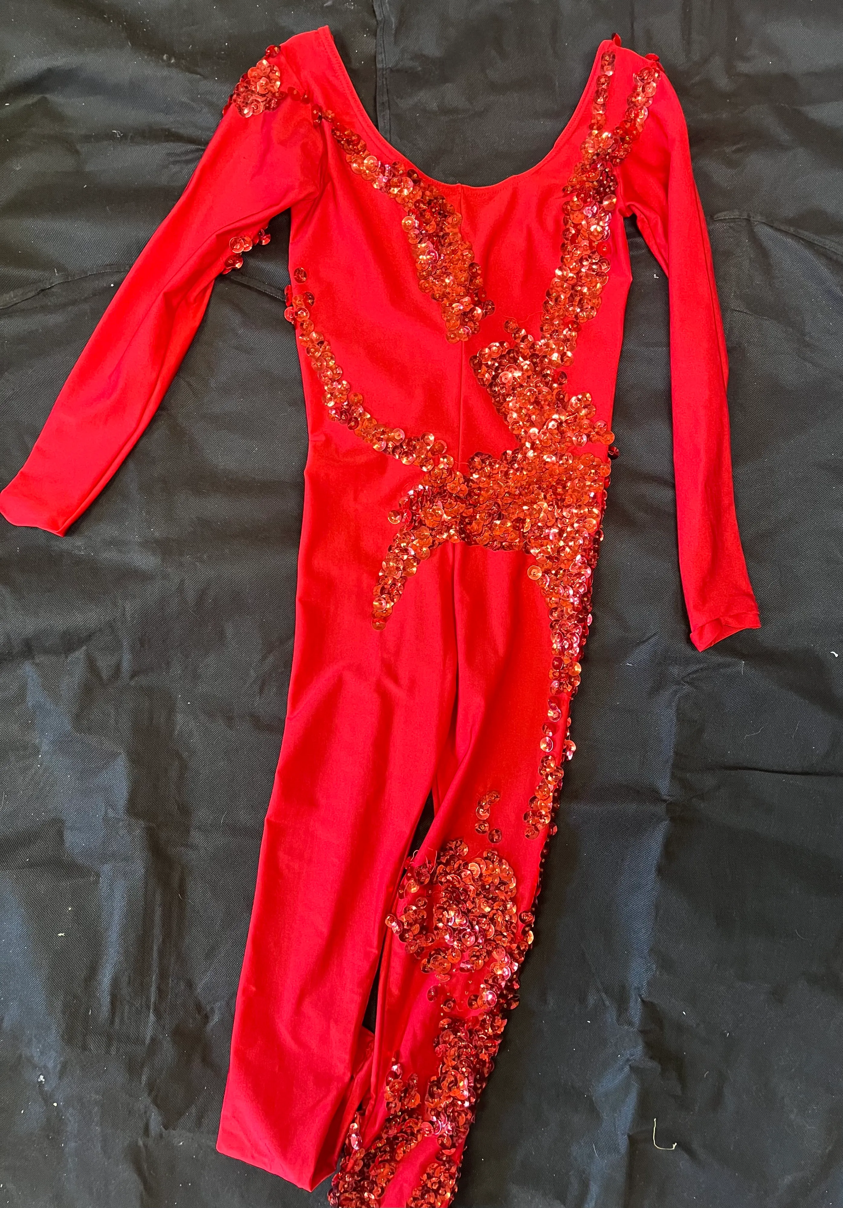 Catsuit- Red sequin design