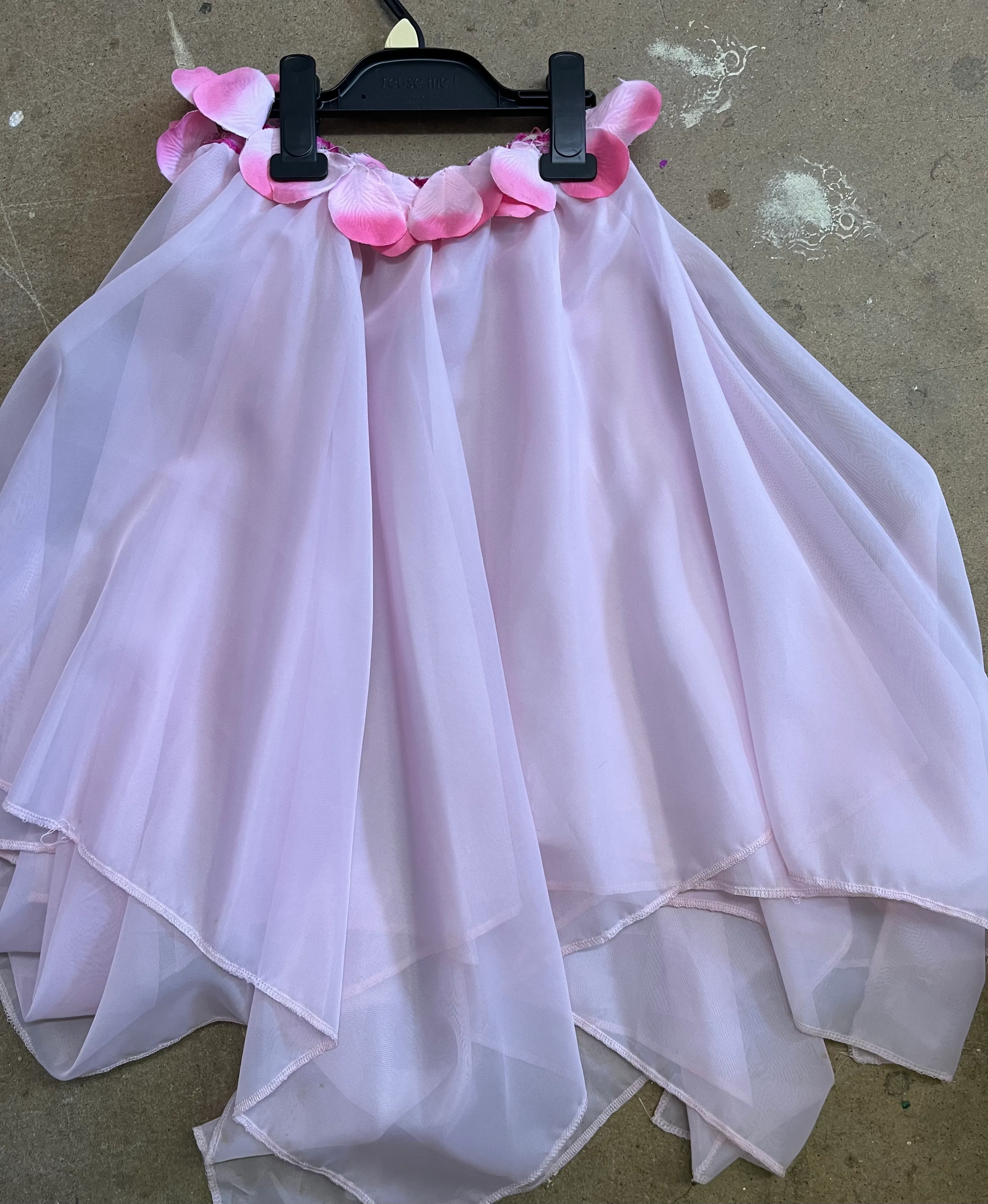 Skirt- Pink petals