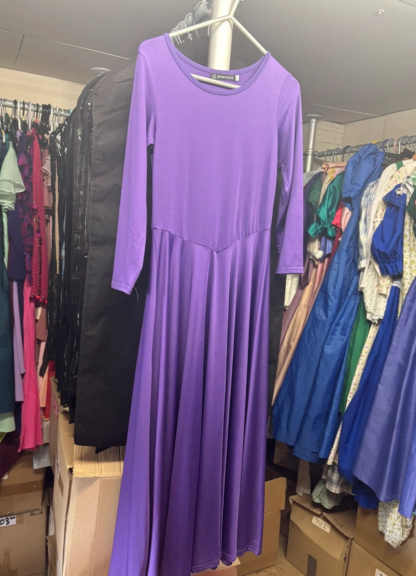 Lyrical dress- Purple