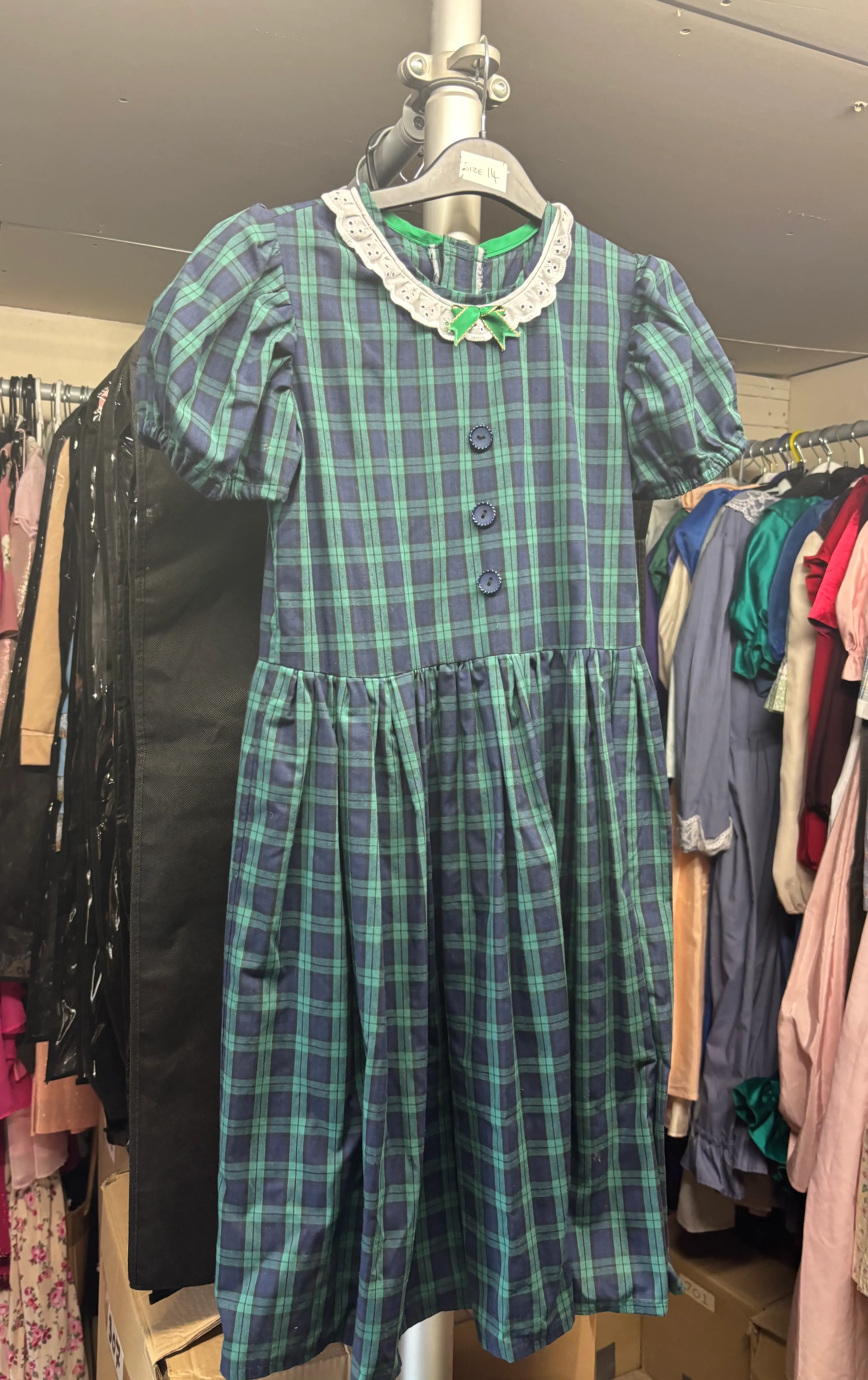 Dress- Green check design