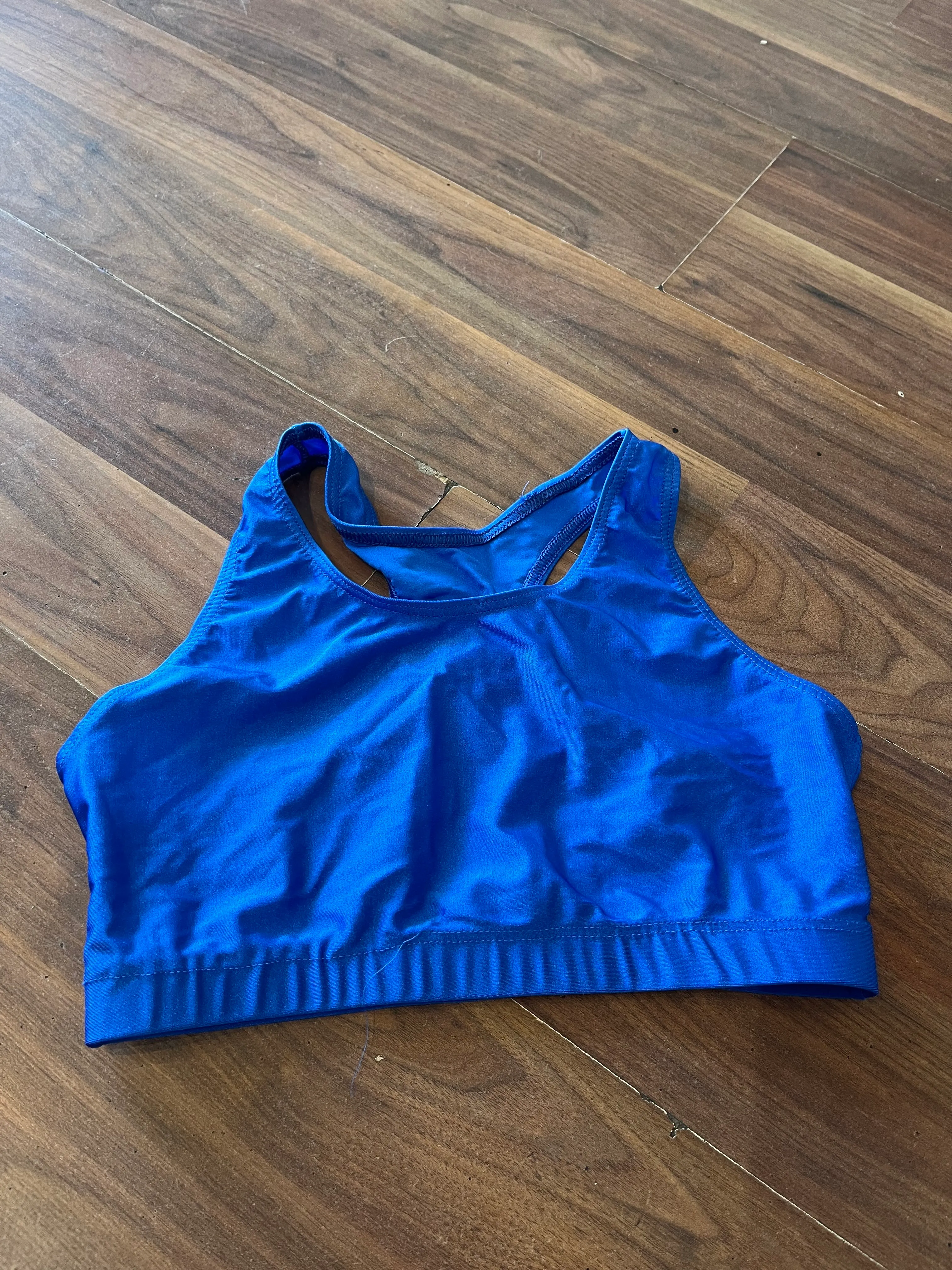 Crop top- Royal blue