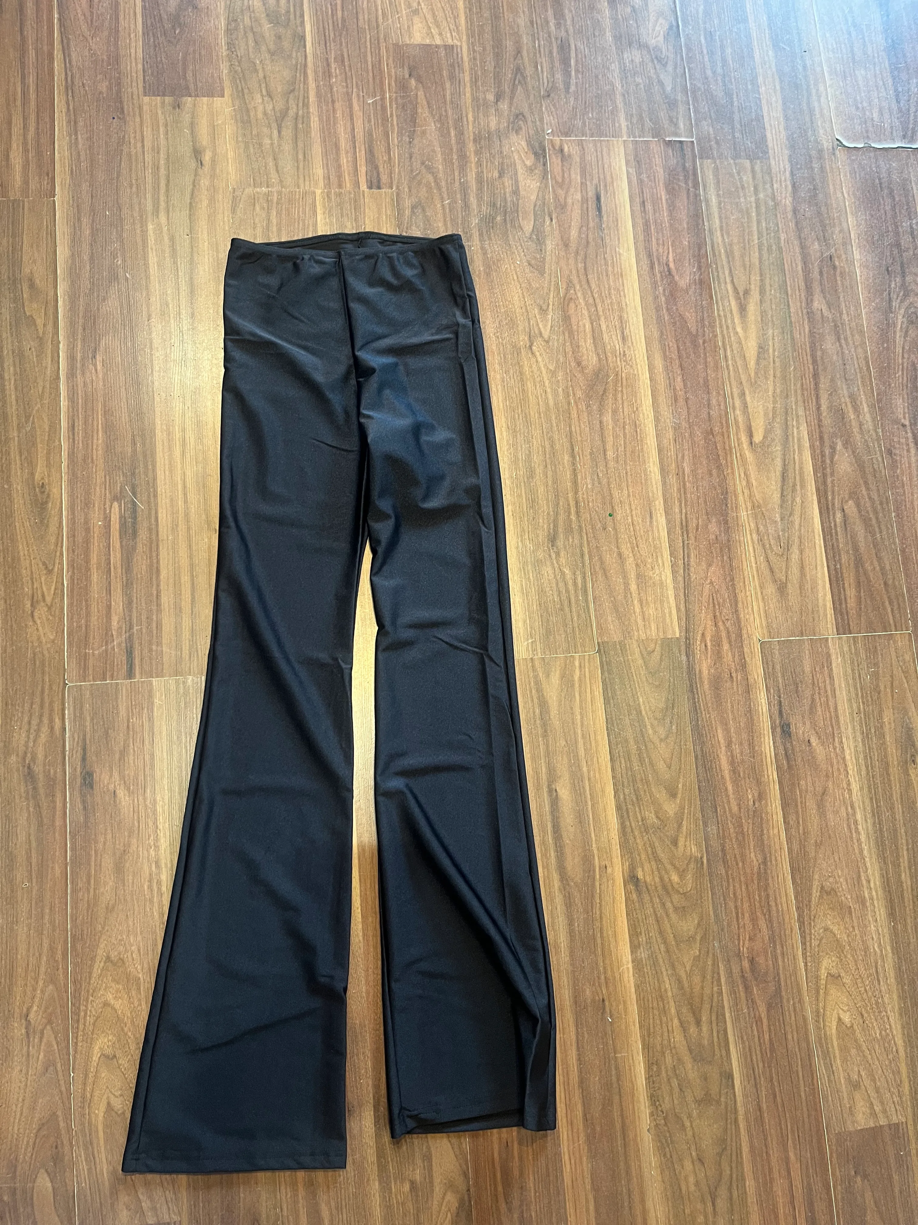 Trousers- Black Jazz Pants lycra
