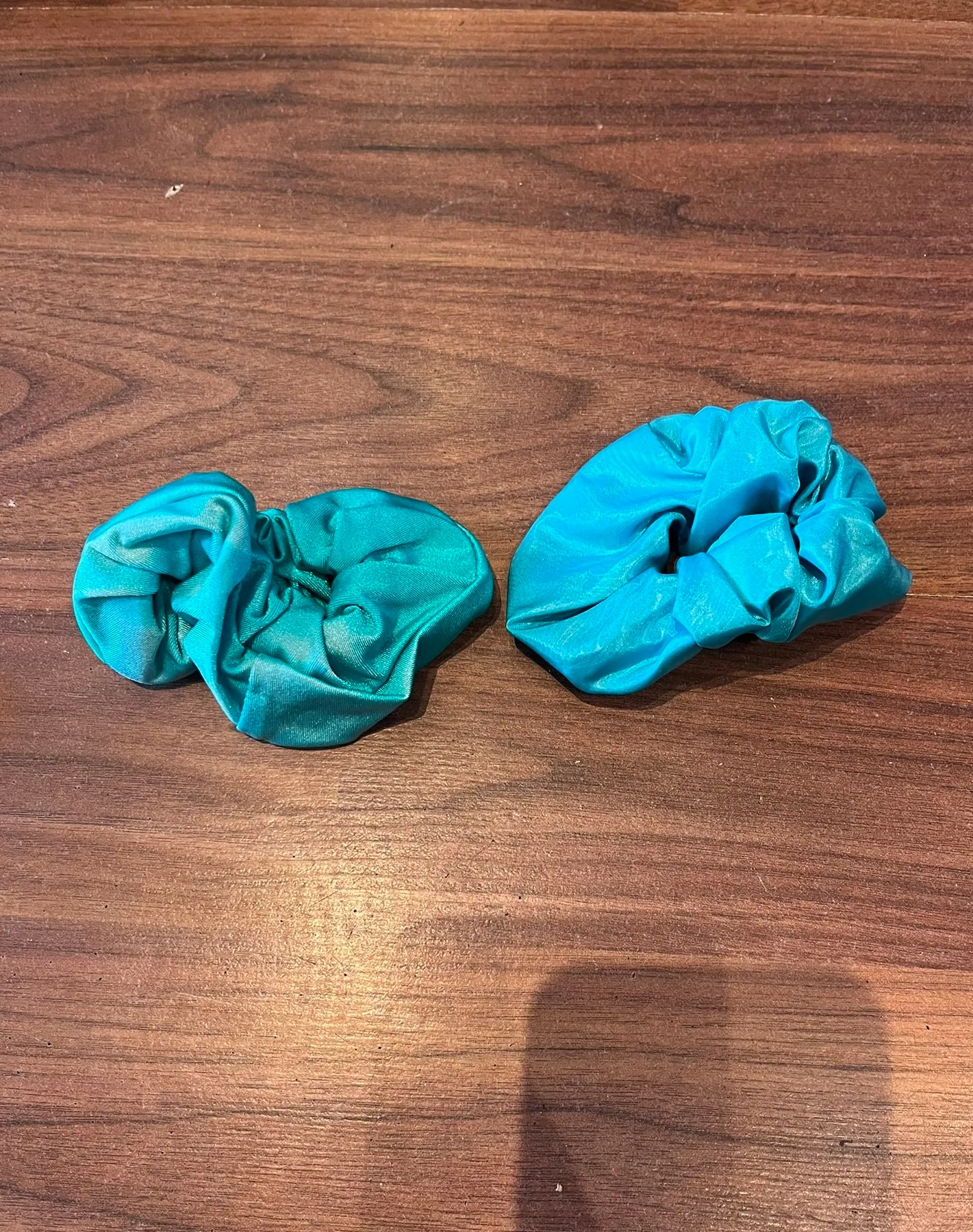 Scrunchies- Turquoise/Light Green