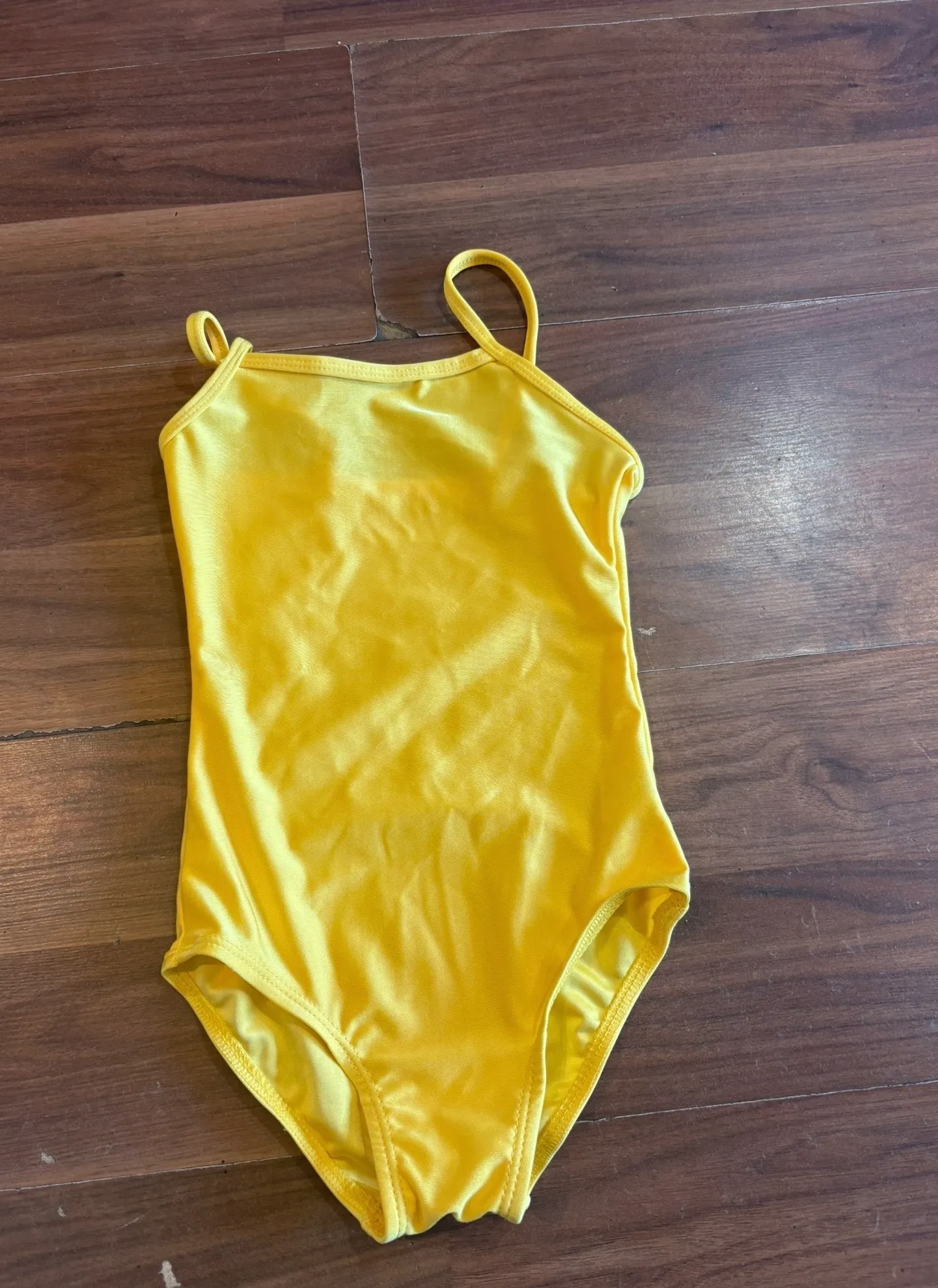 Leotard- Yellow Thin straps