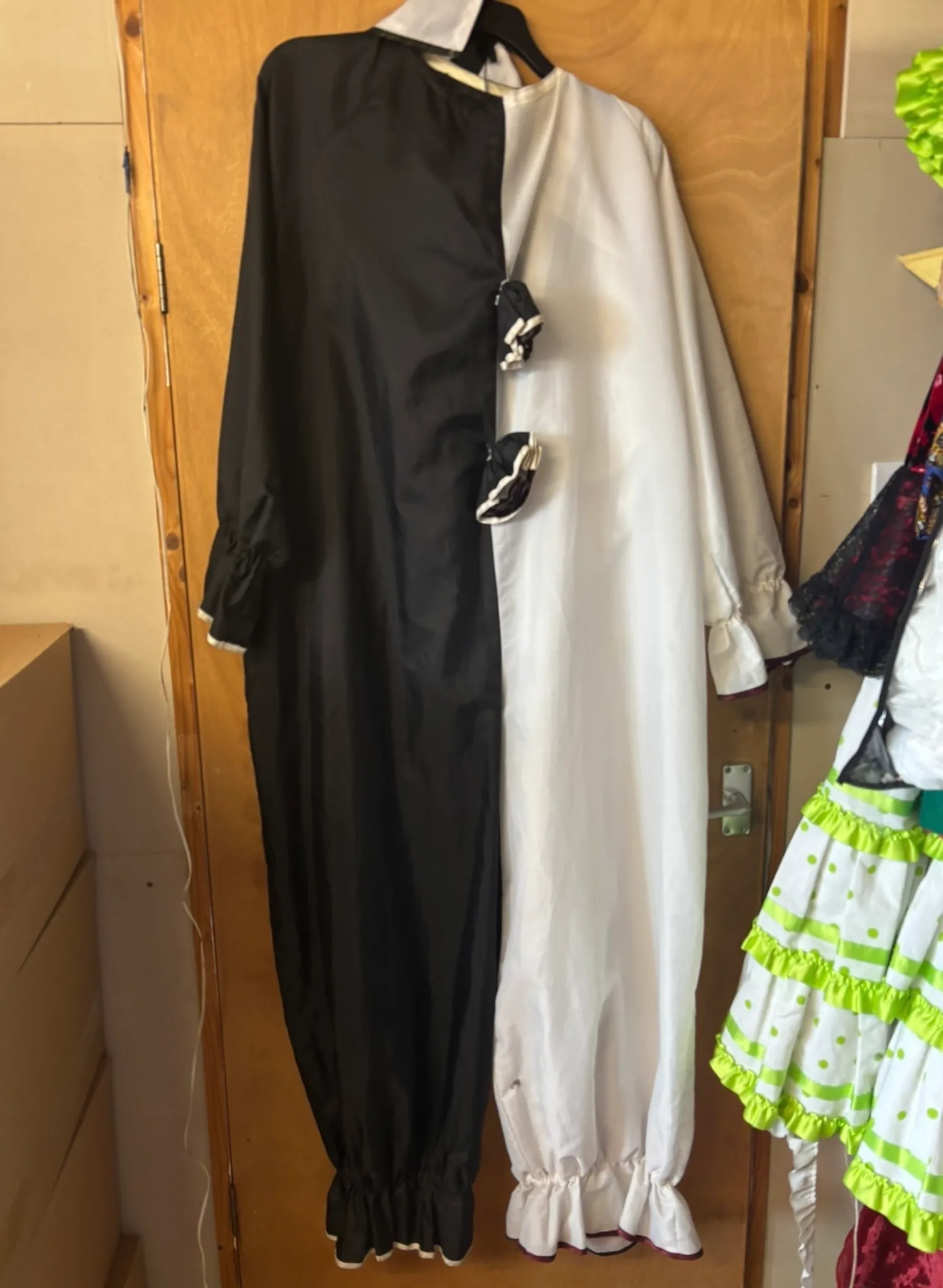 Character- Clown black and white jumpsuit