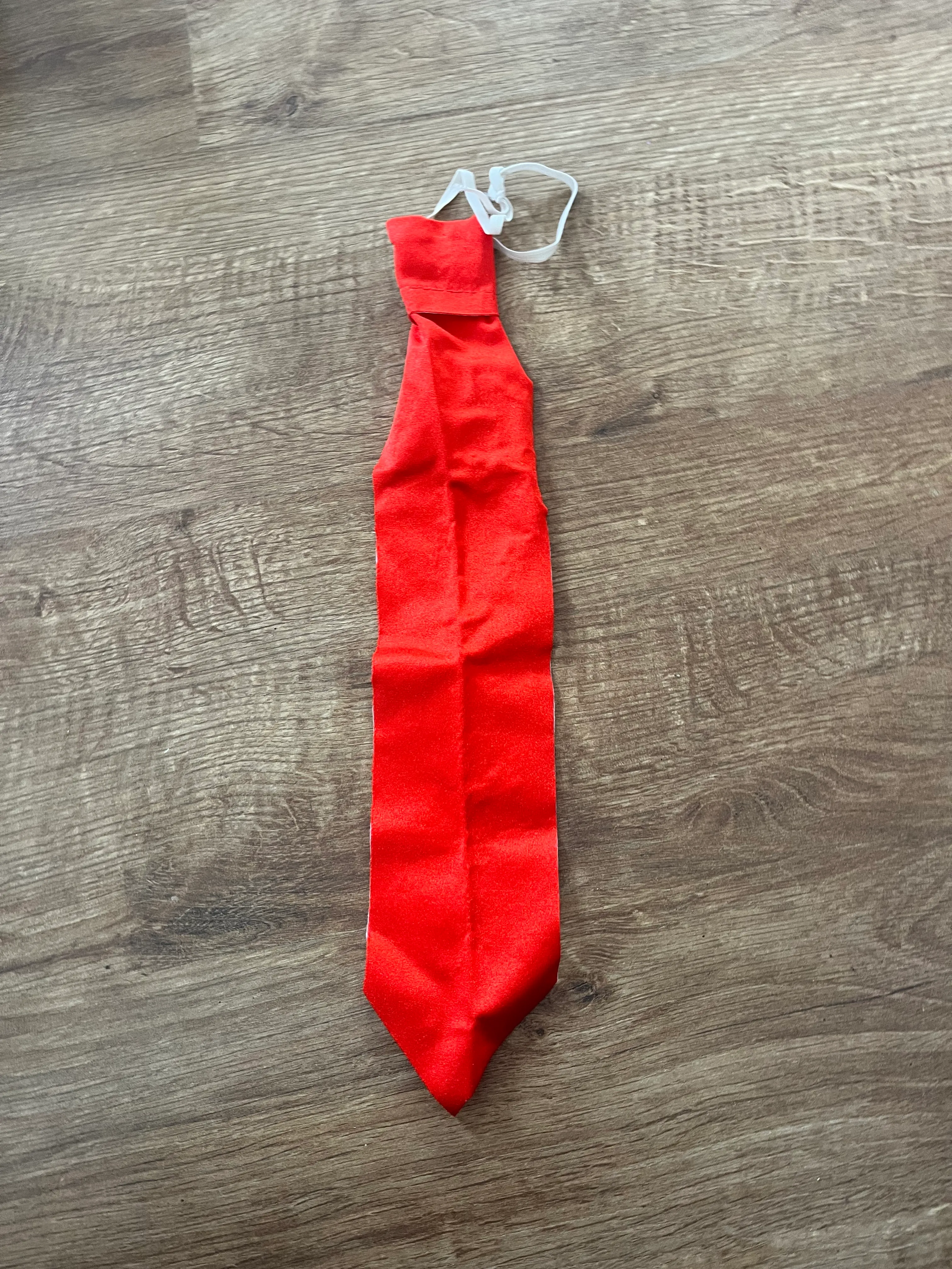 Tie- Red elastic