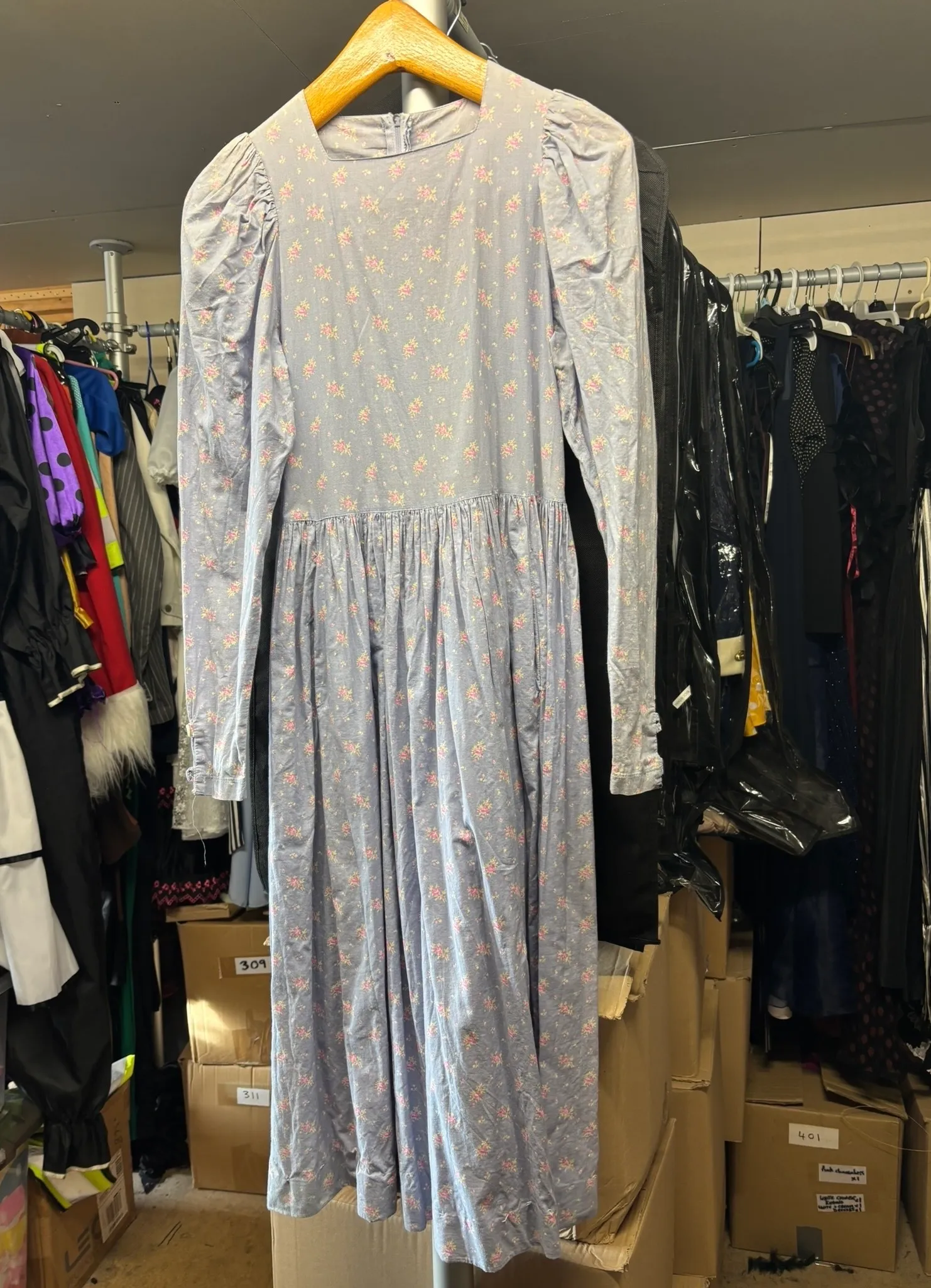 Dress- Pale floral dress