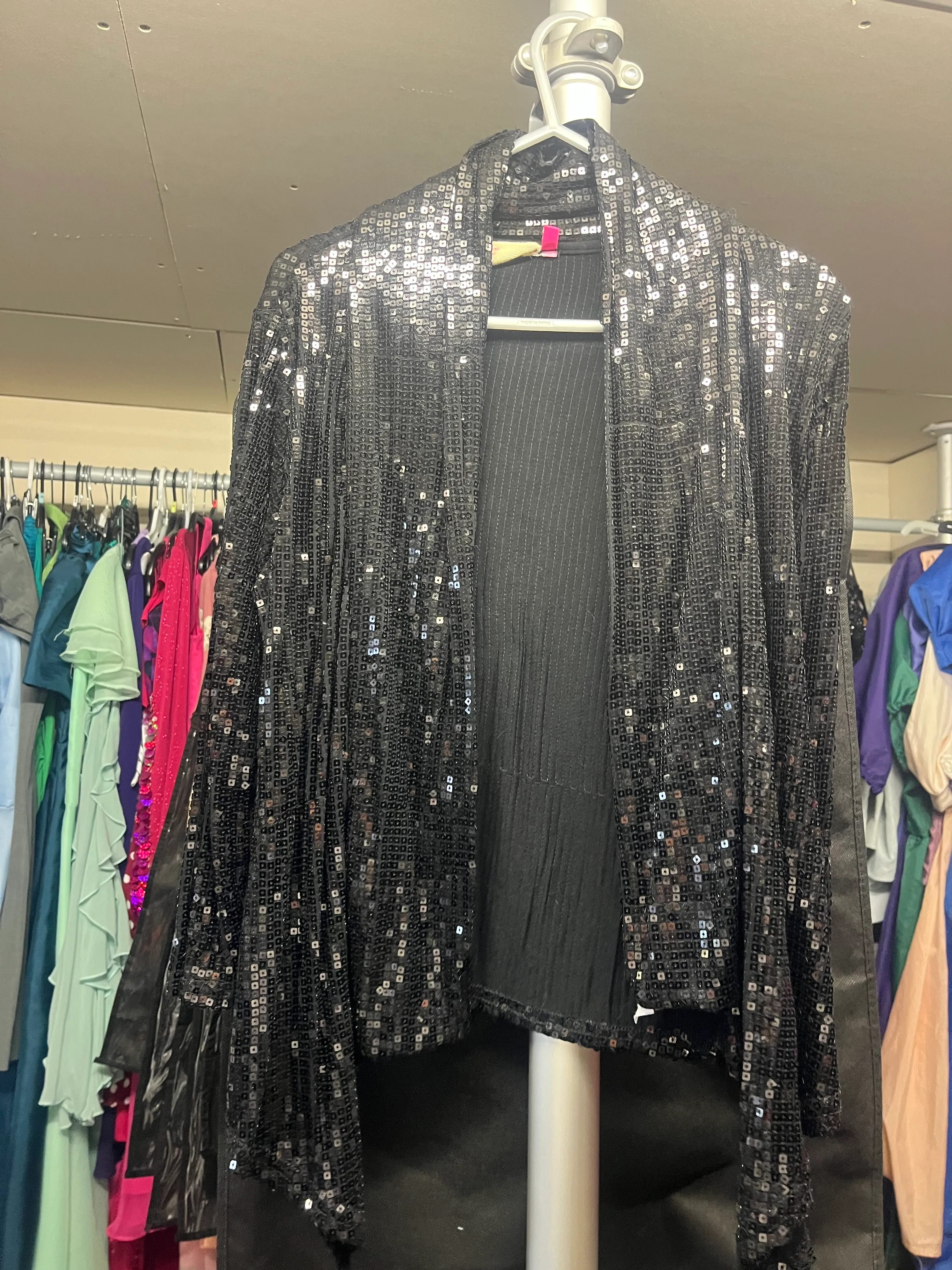 Jacket- Black Sequin Blazer