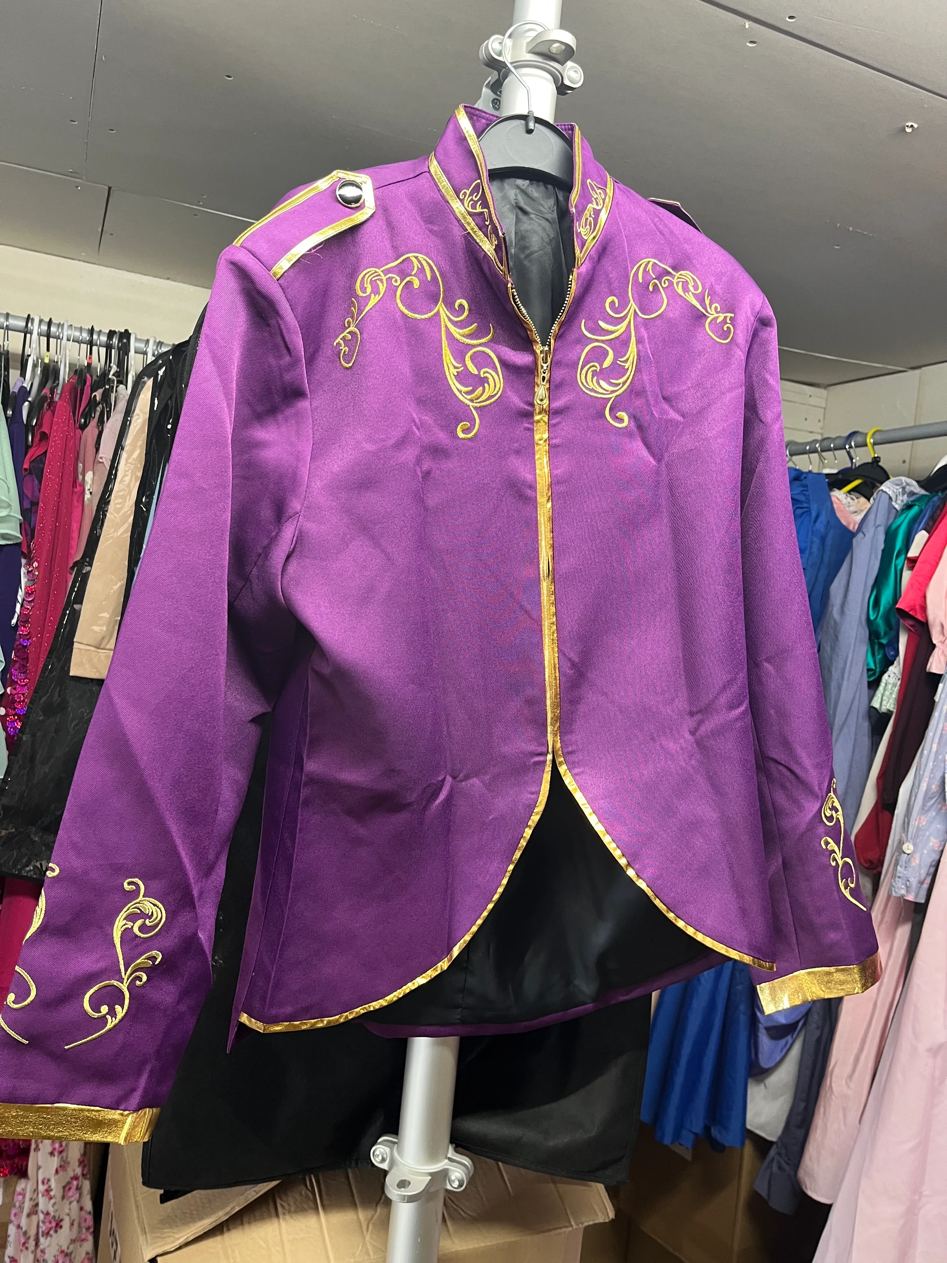 Jacket- Purple and gold