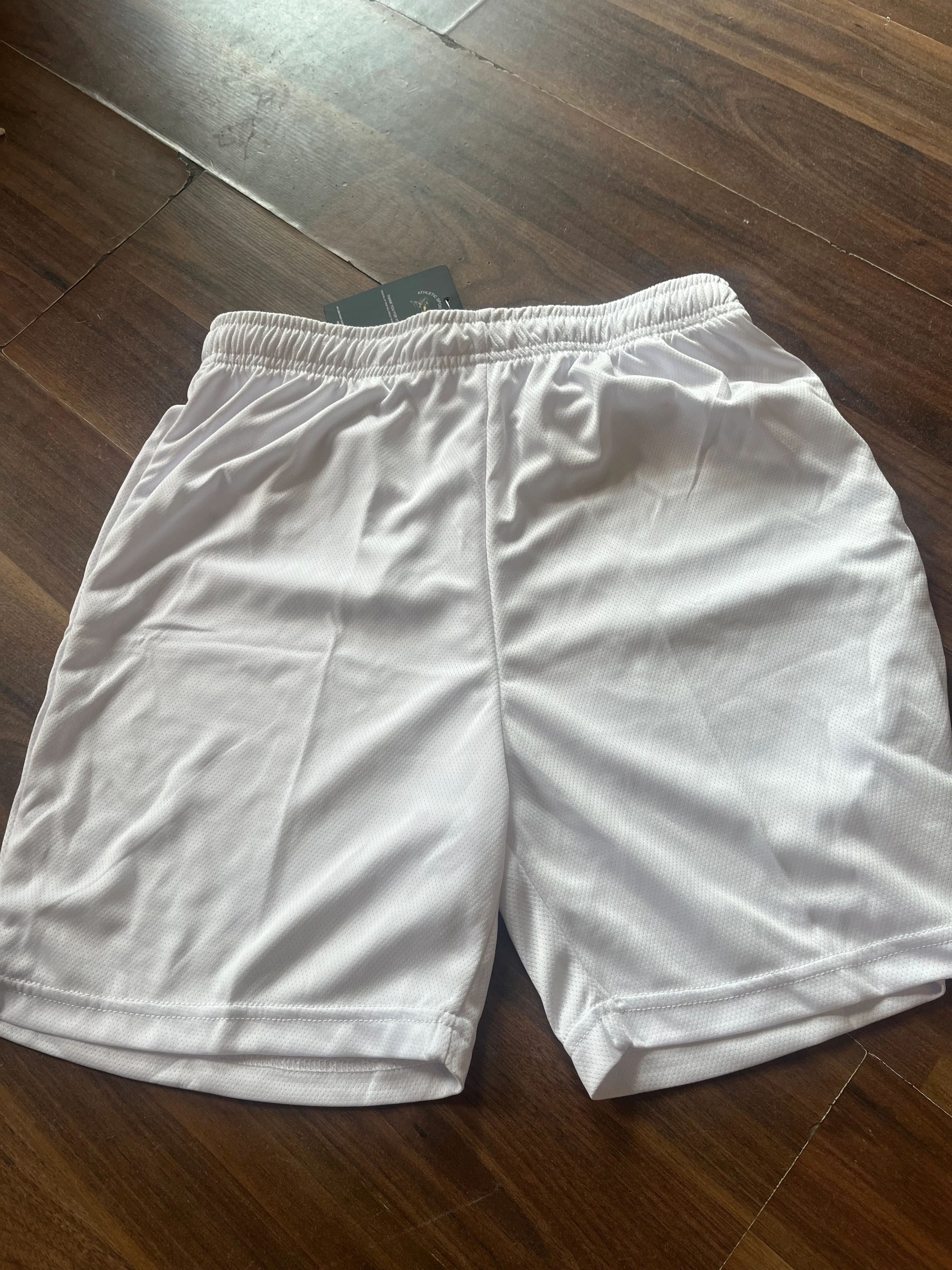 Shorts- White textured