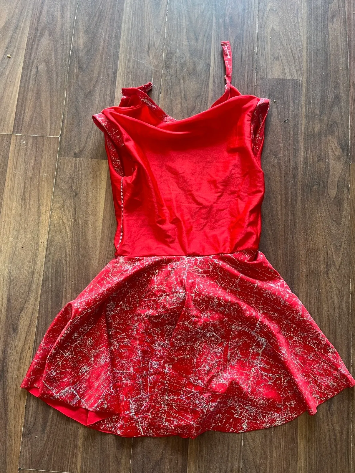 Skirted leotard- Starlight express Red