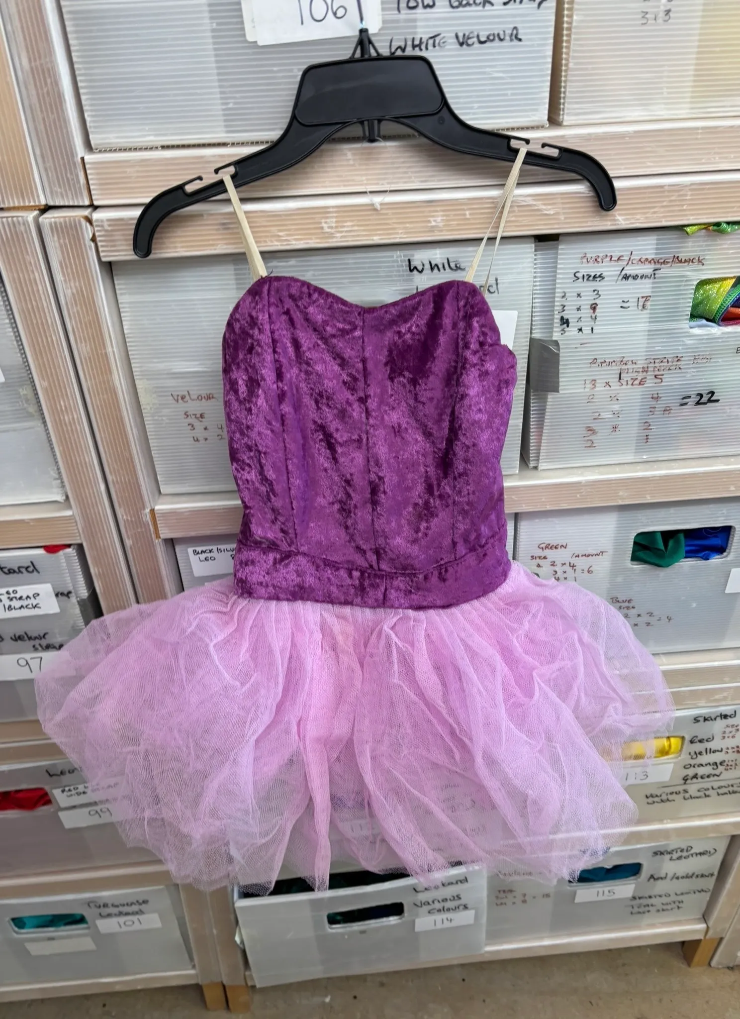 Tutu- Purple/Pink Velour