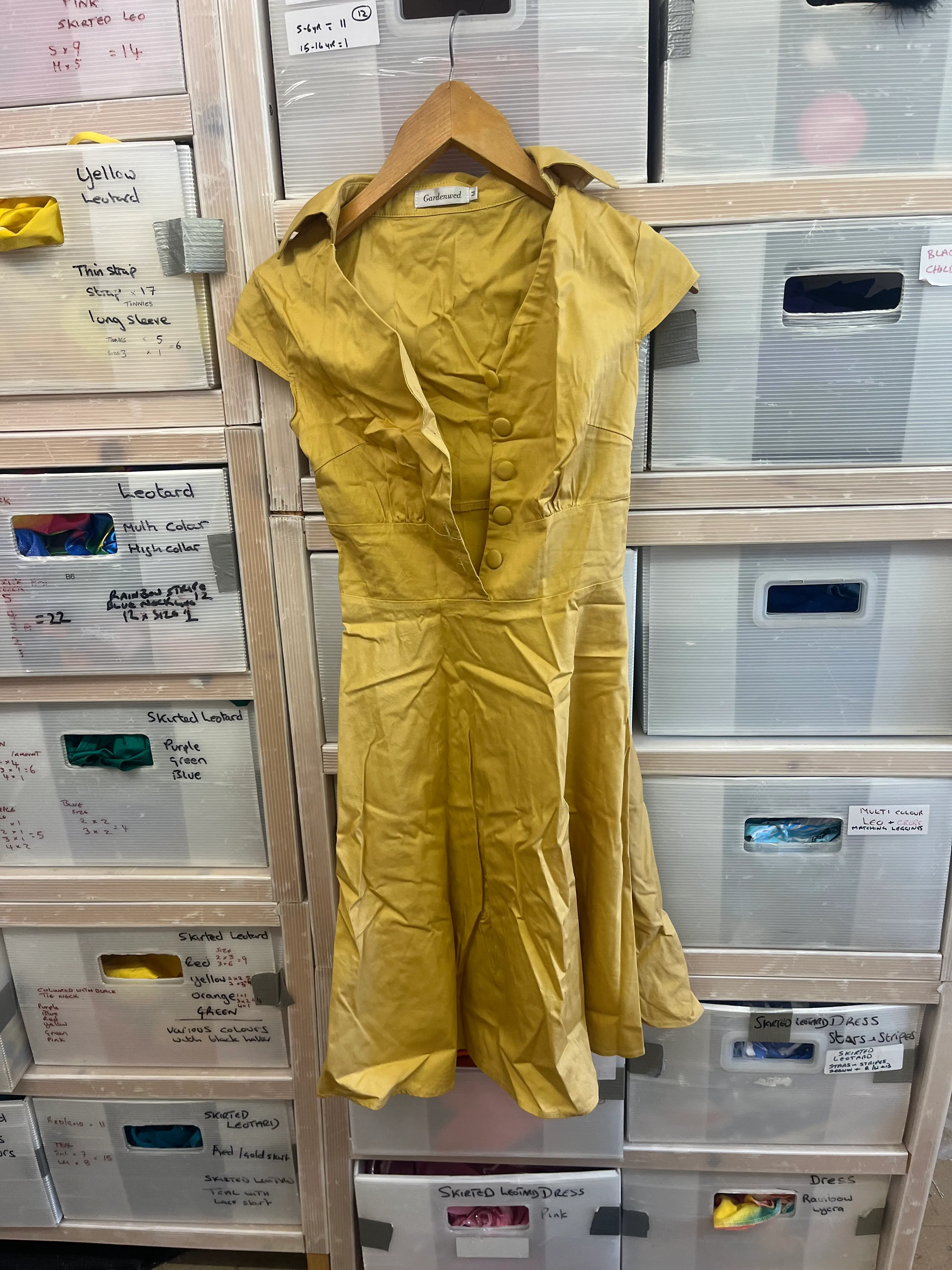 Dress- 50’s Style Yellow
