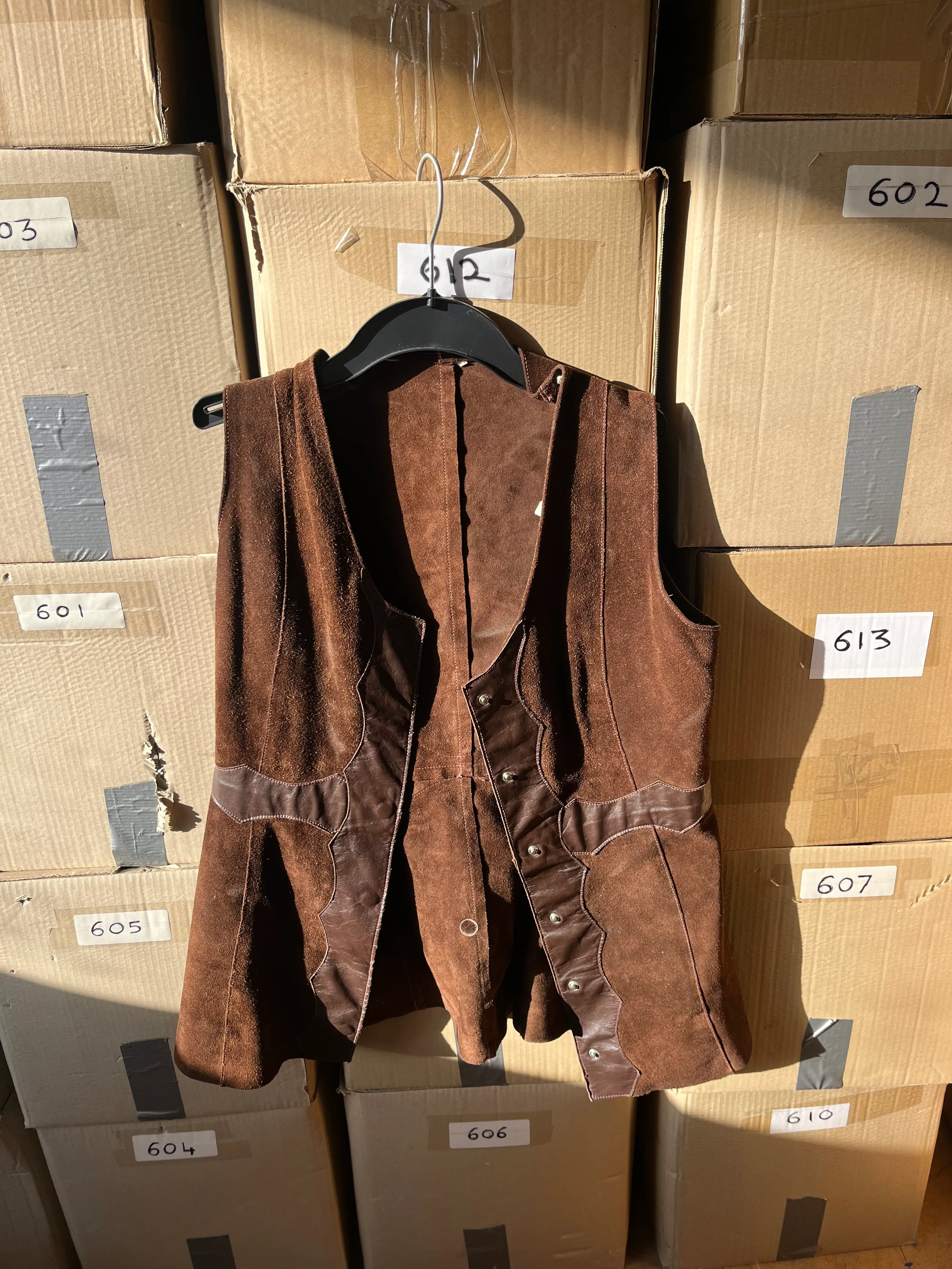 Waistcoat- Brown Swede