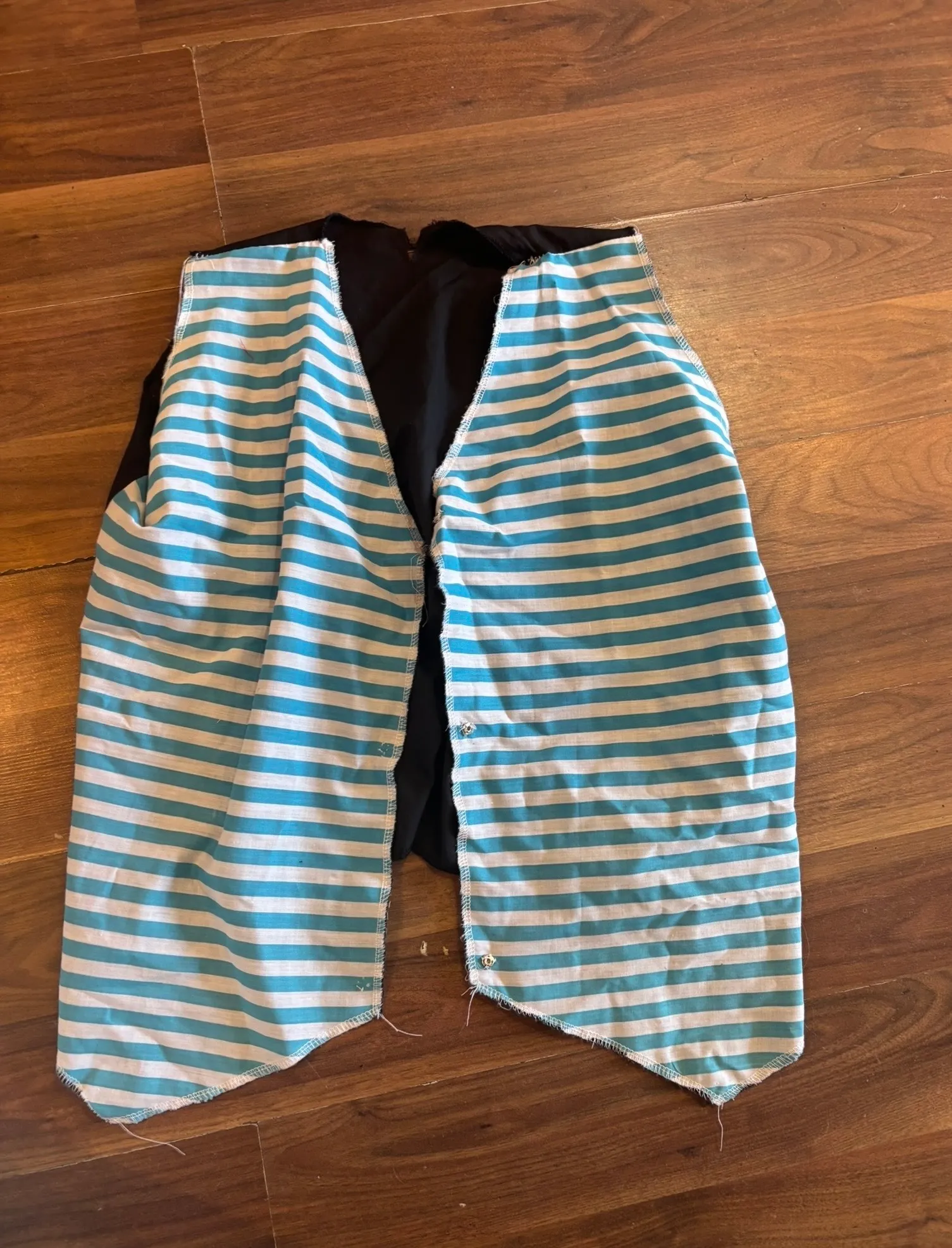 Waistcoat- Blue Striped