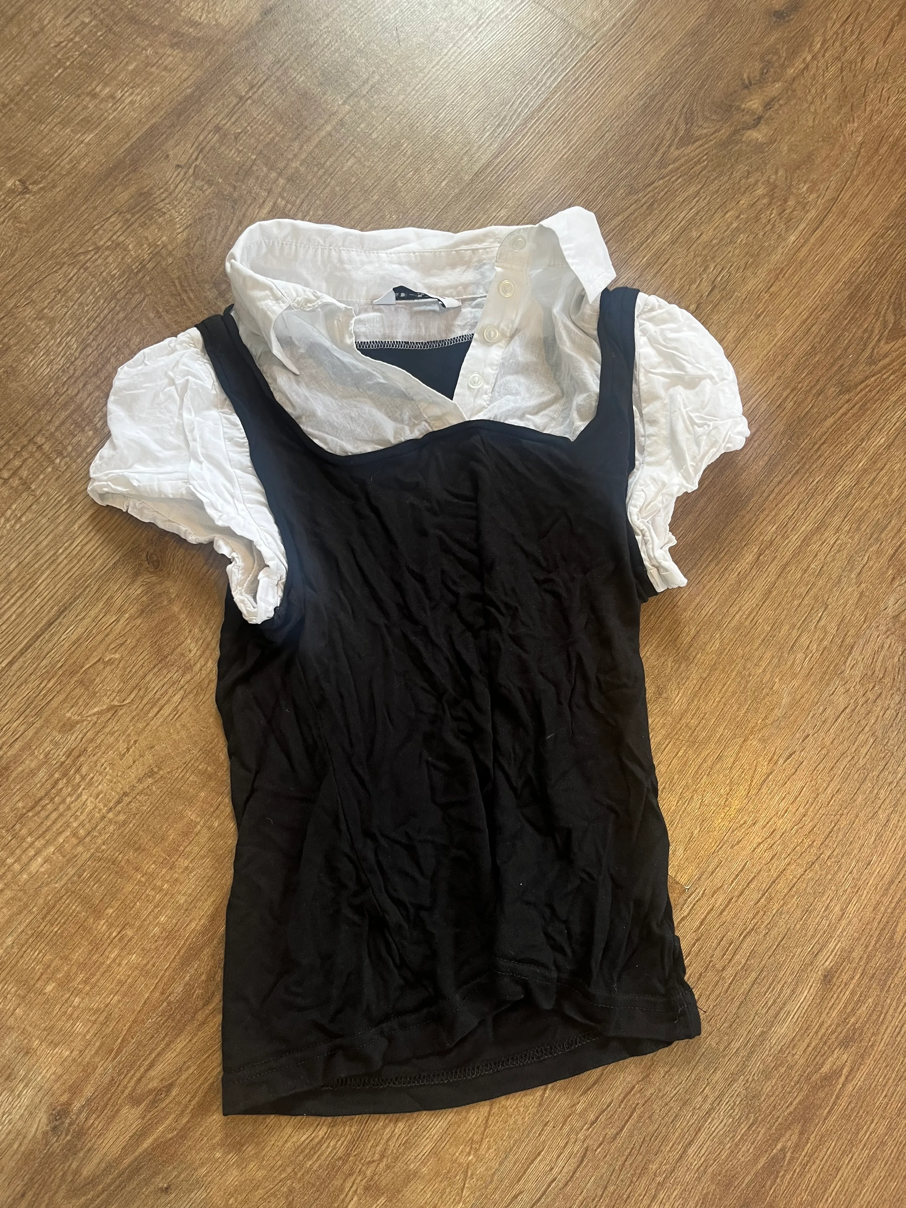 Tank Top- White and Black