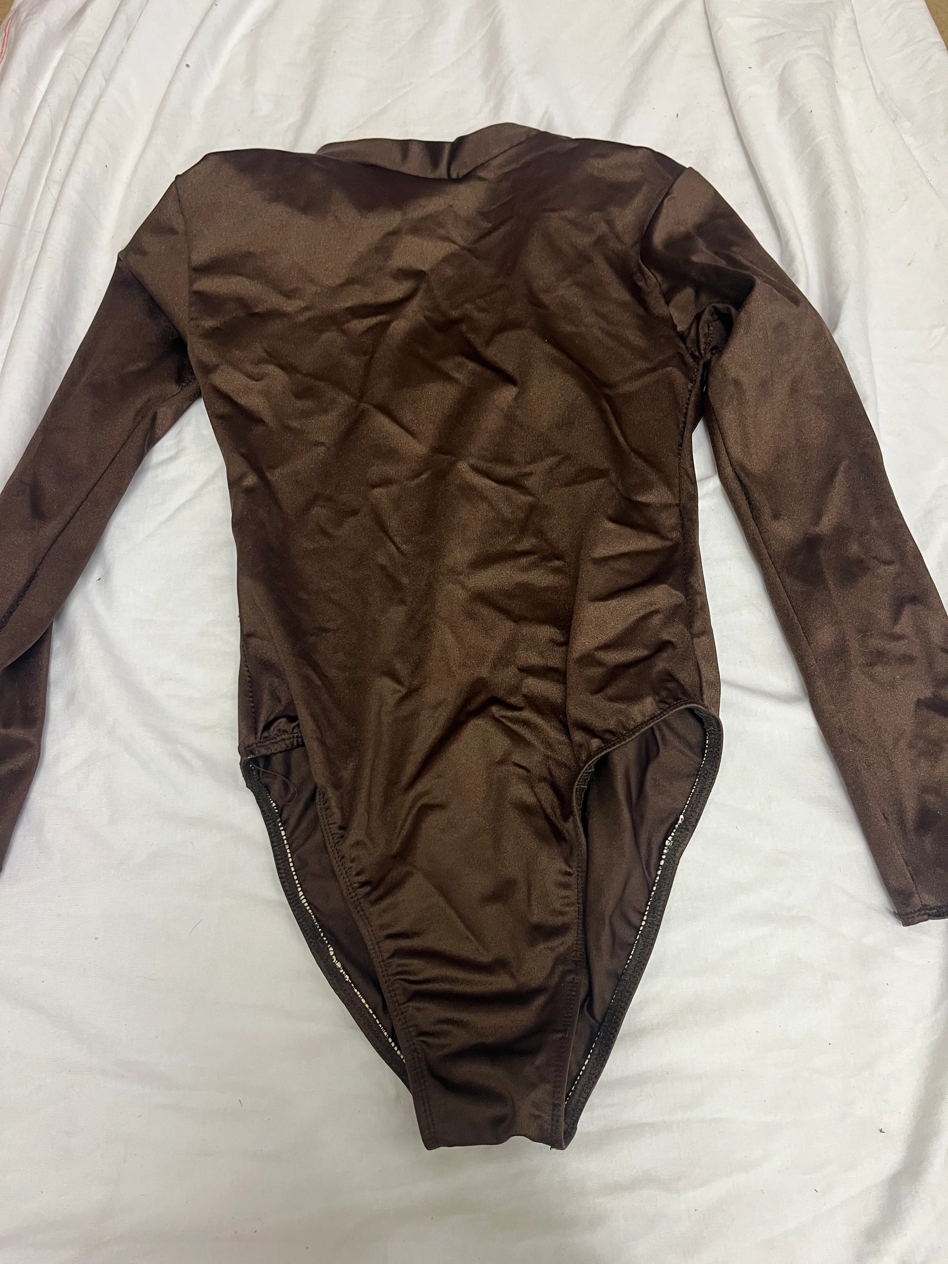 Leotard- Brown Long Sleeve