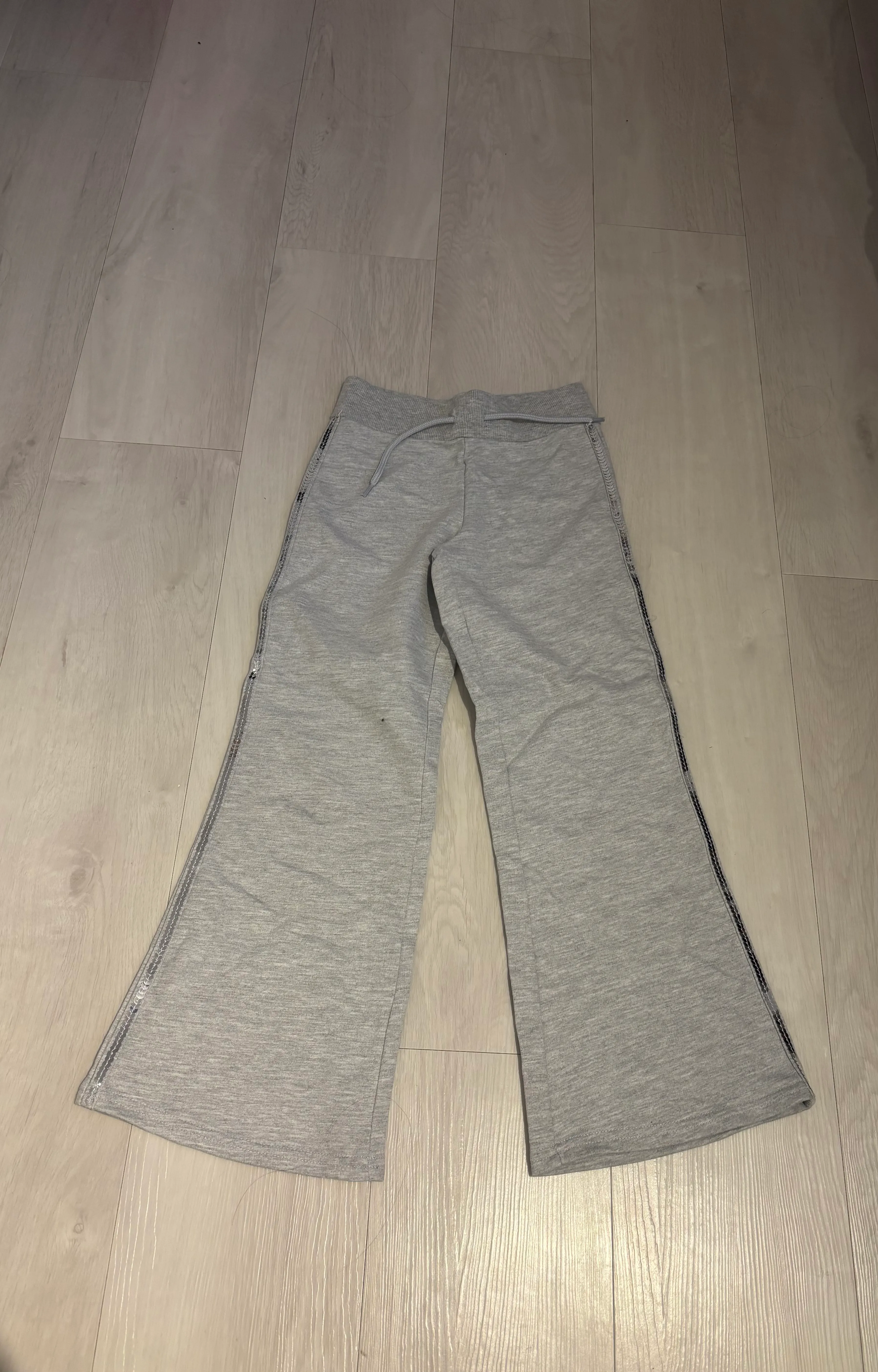 Joggers- Grey Flares with Sequin