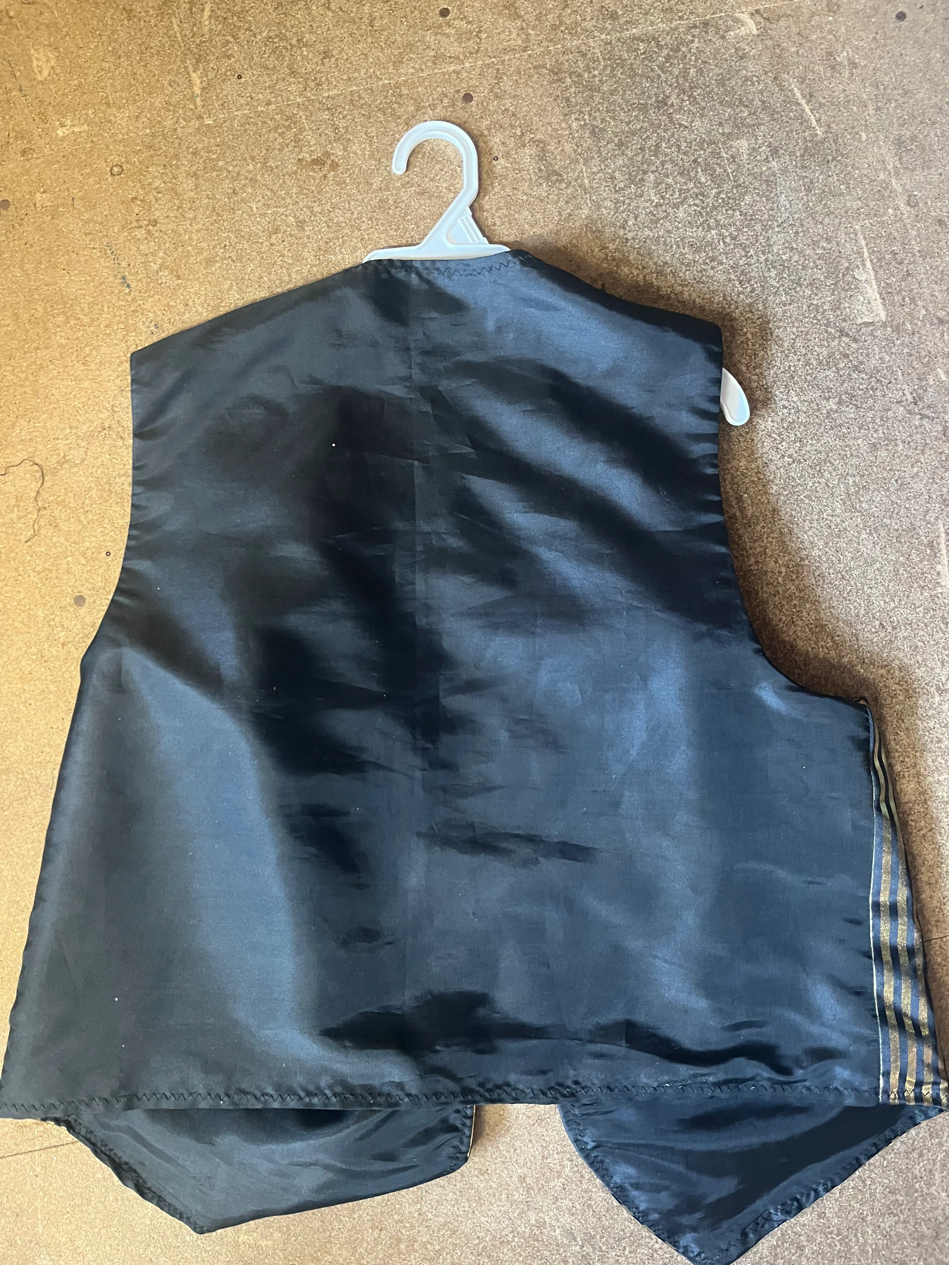 Waistcoat- Gold and black striped