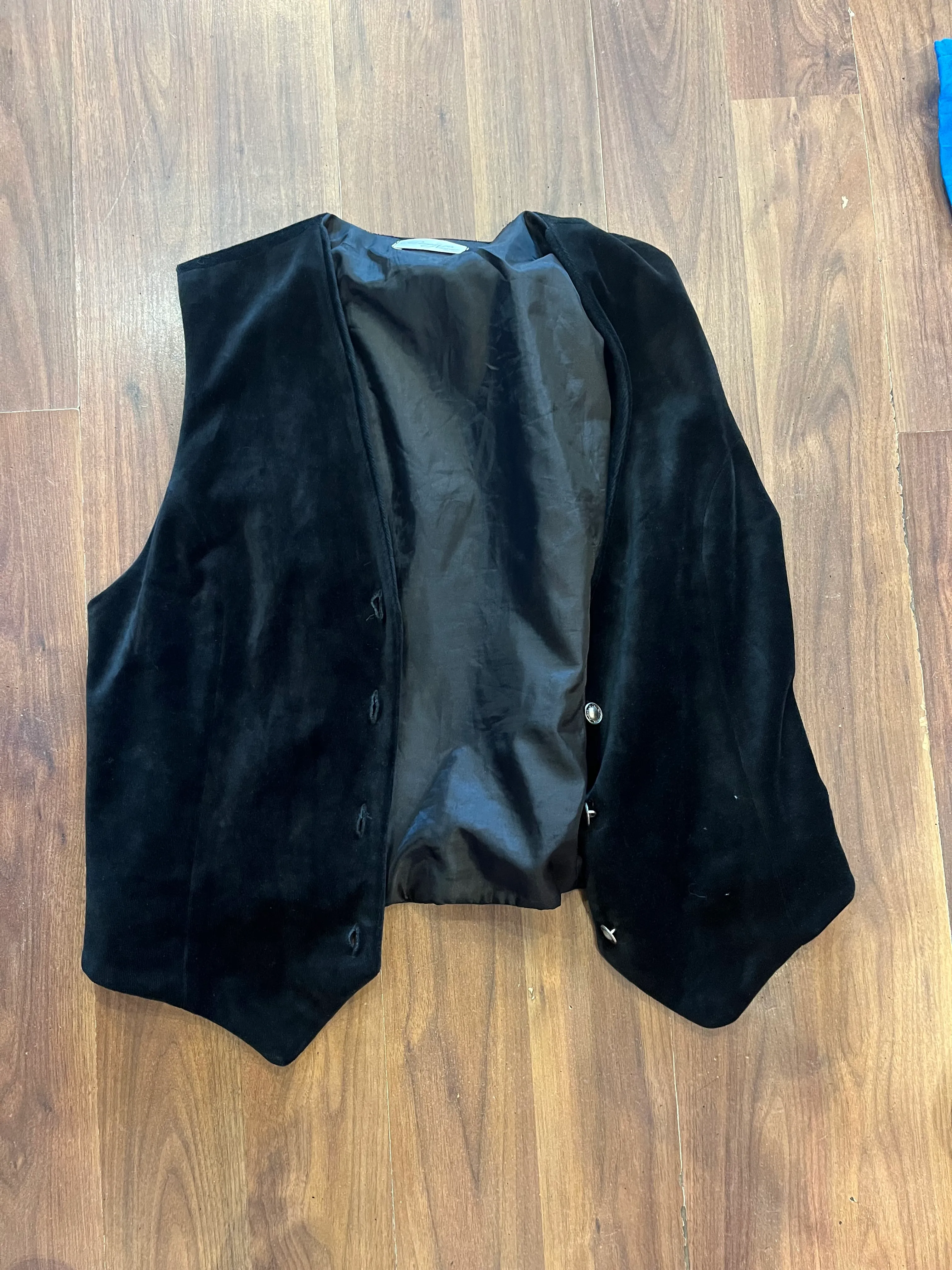 Waistcoat- Black velour