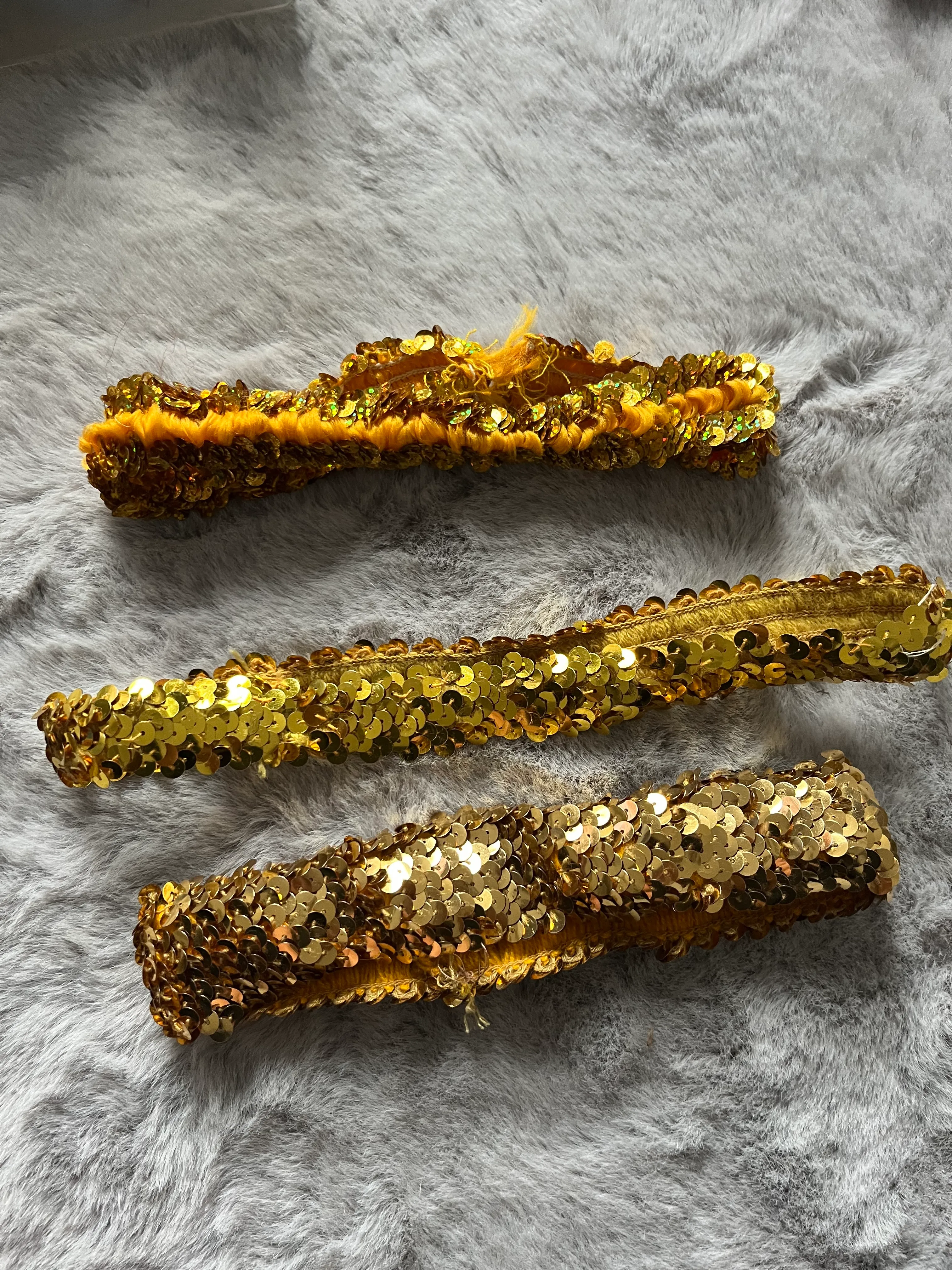 Headband- Gold Sequins