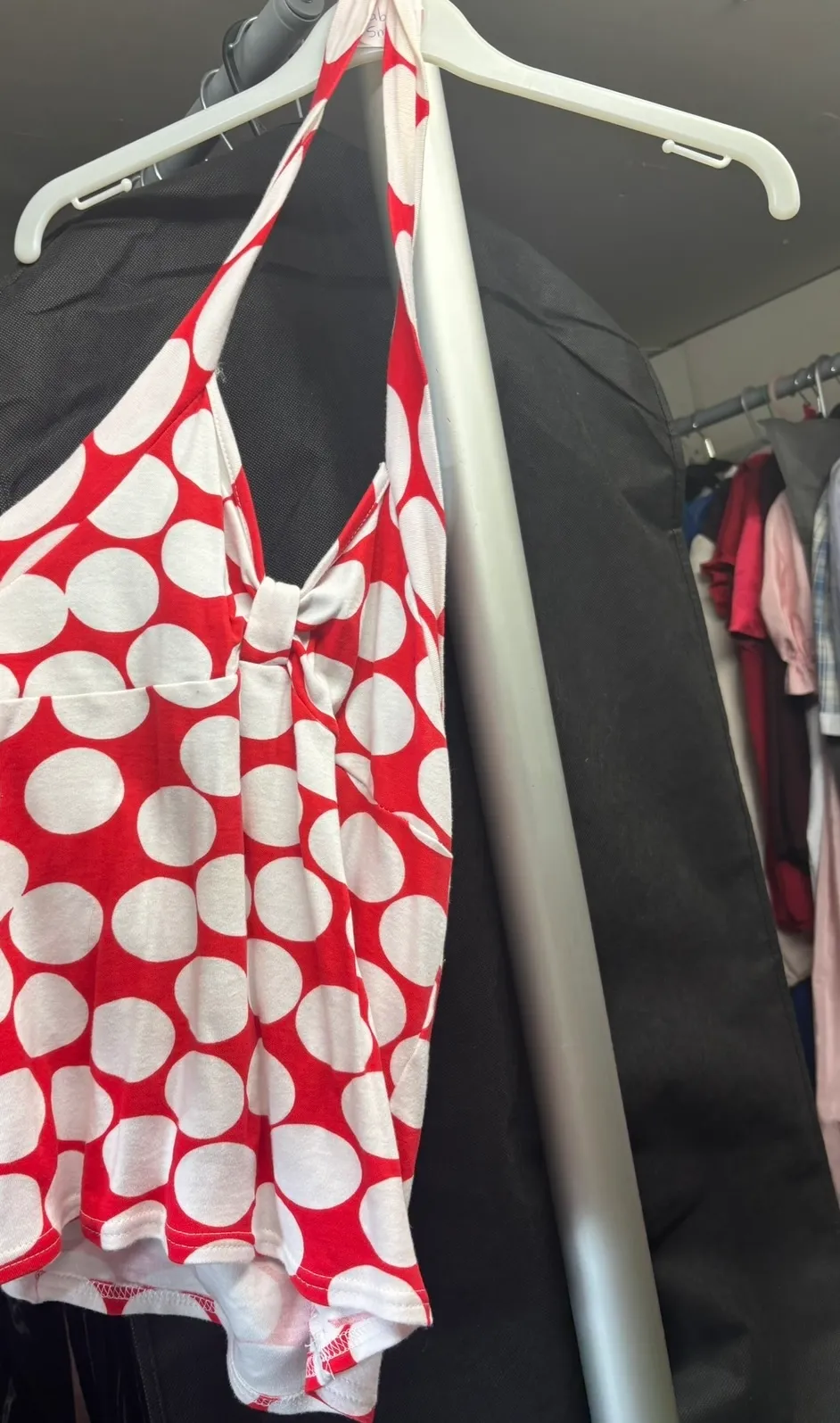 Top- red and White Dot 