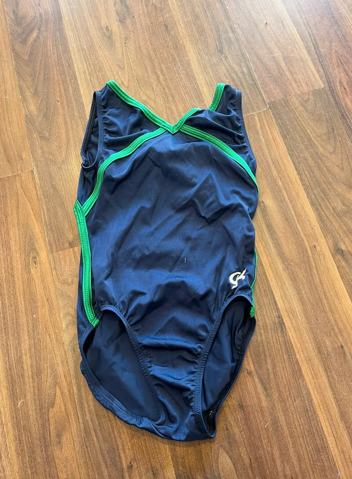 Swimming Costume- Navy and Green design 