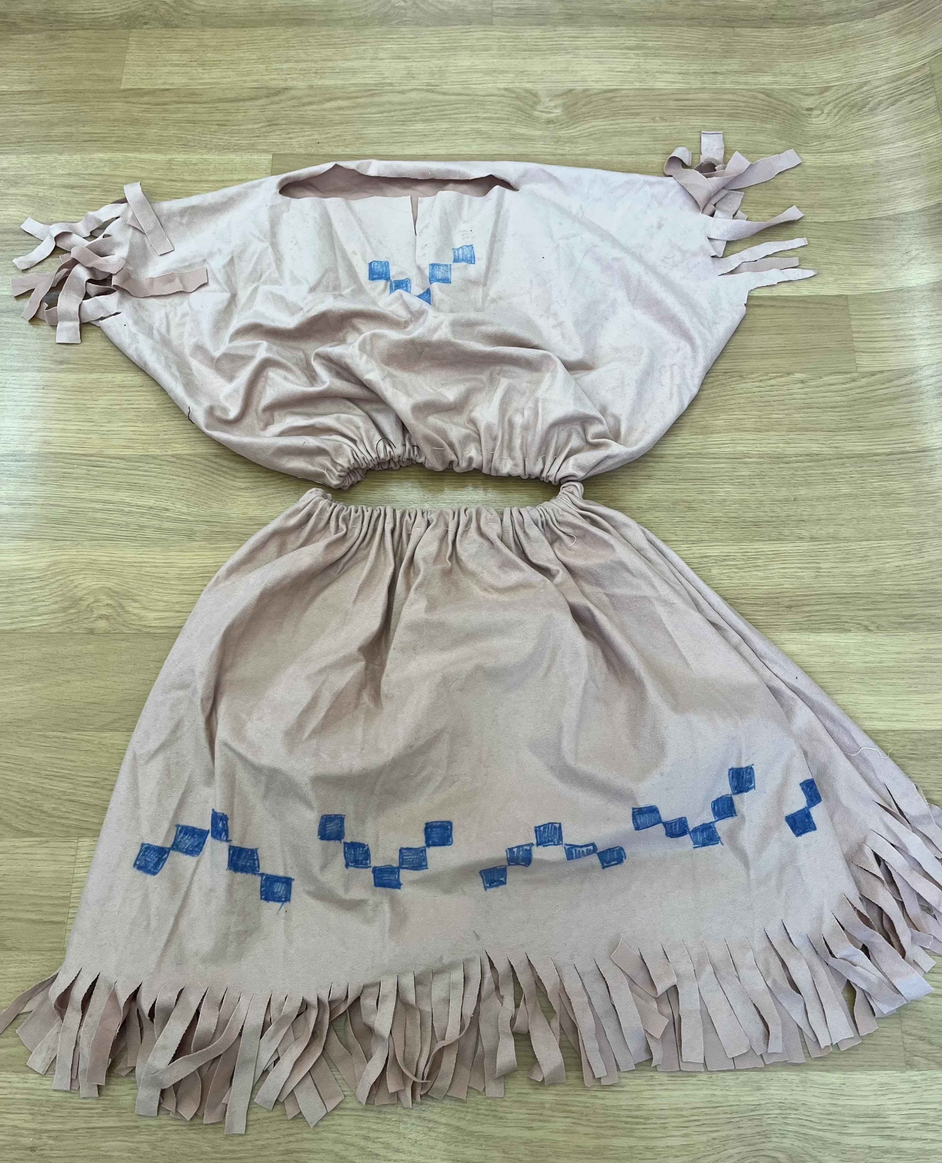 Two piece- Indian/Mulan 