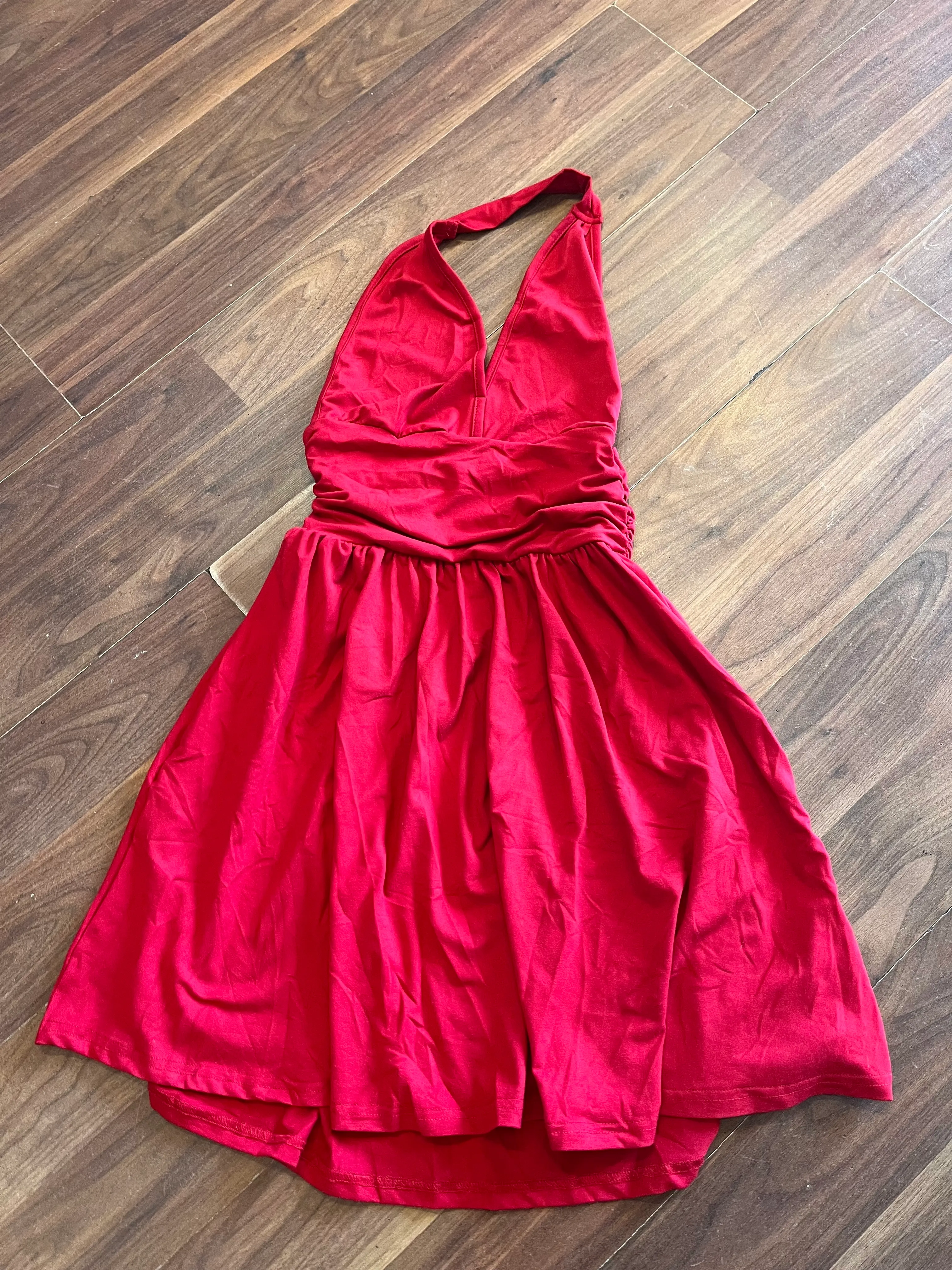 Dress- Red Halter