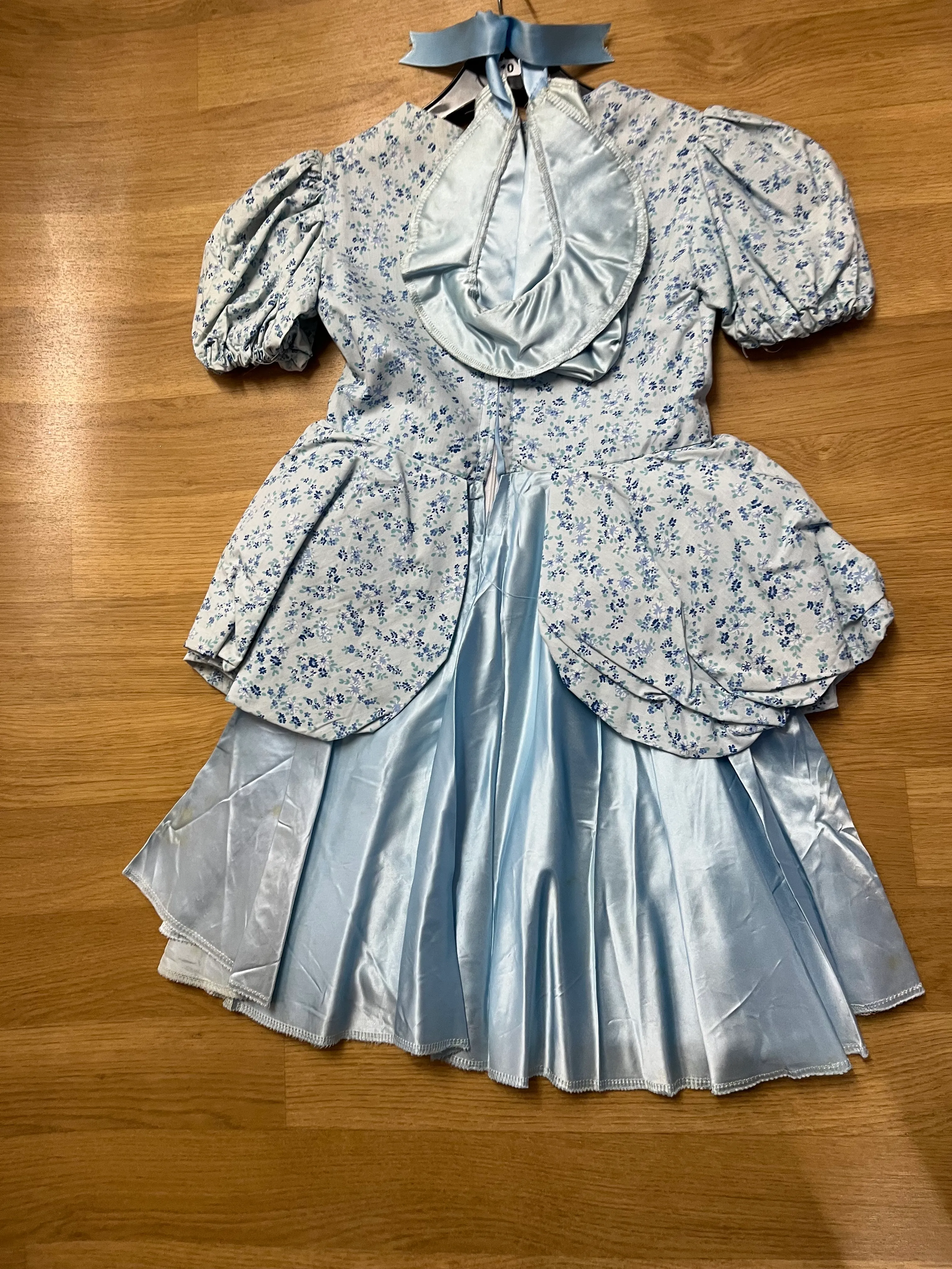 Dress- Blue floral dress 