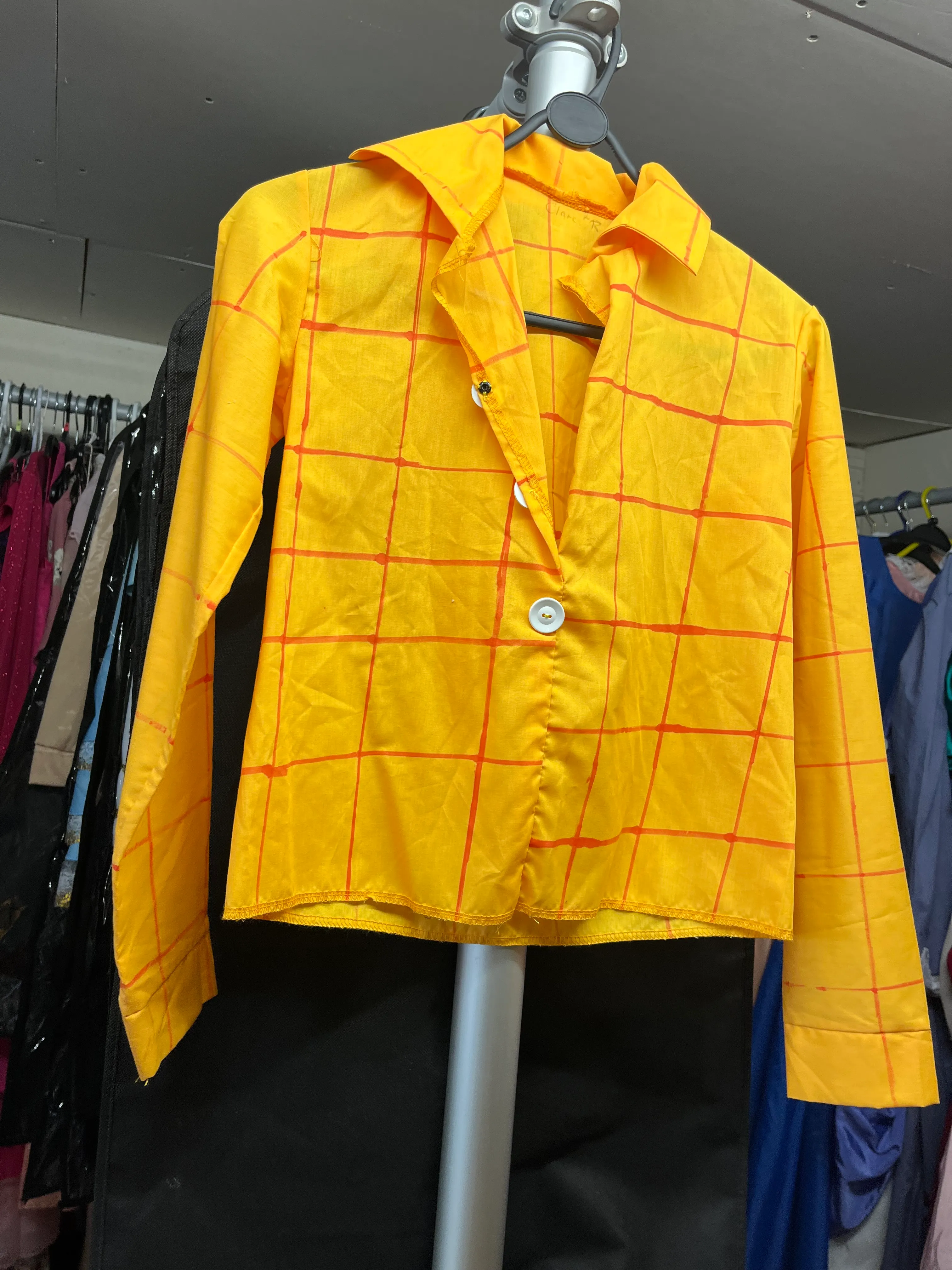 Top- Yellow and red design
