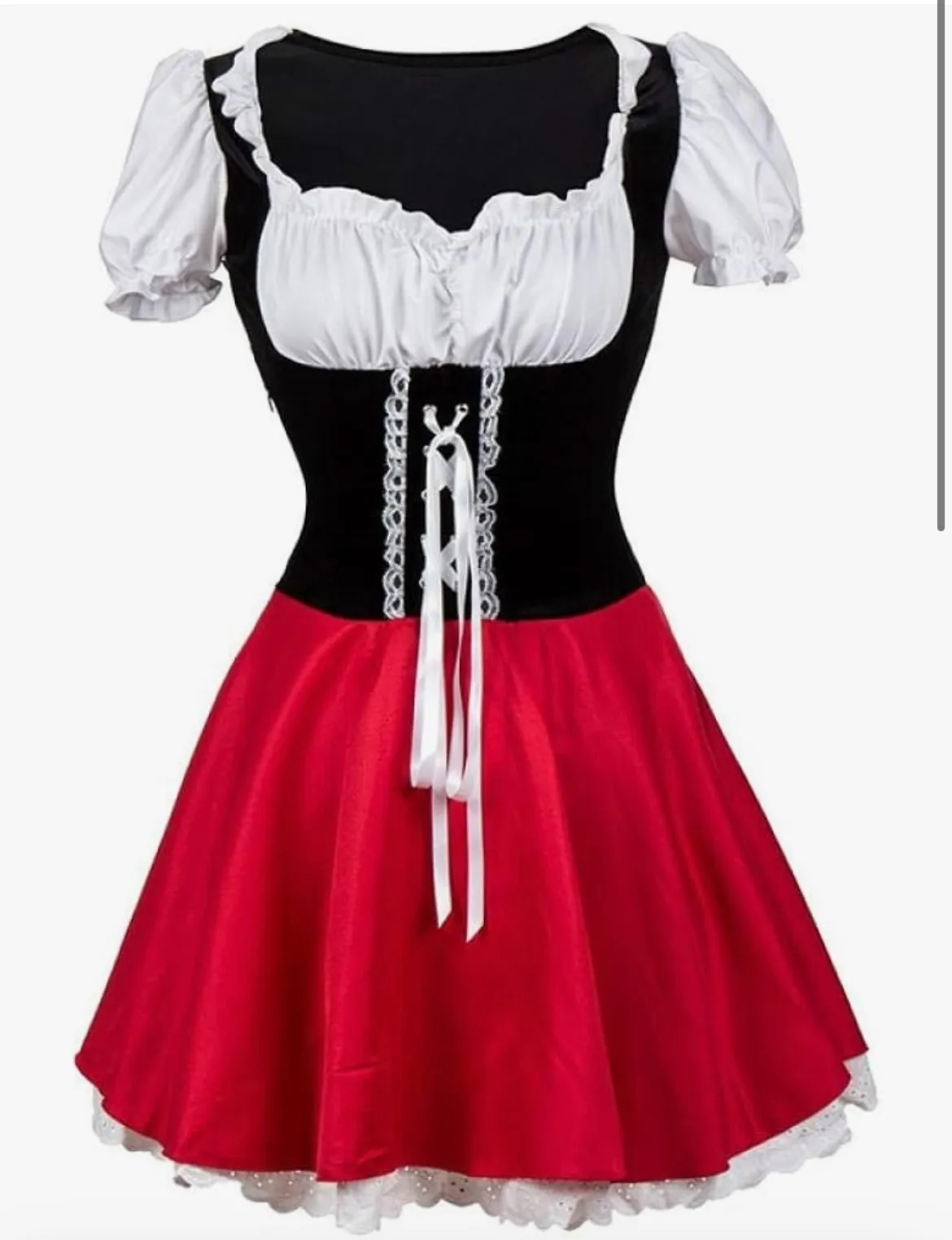 Character- red and black dress