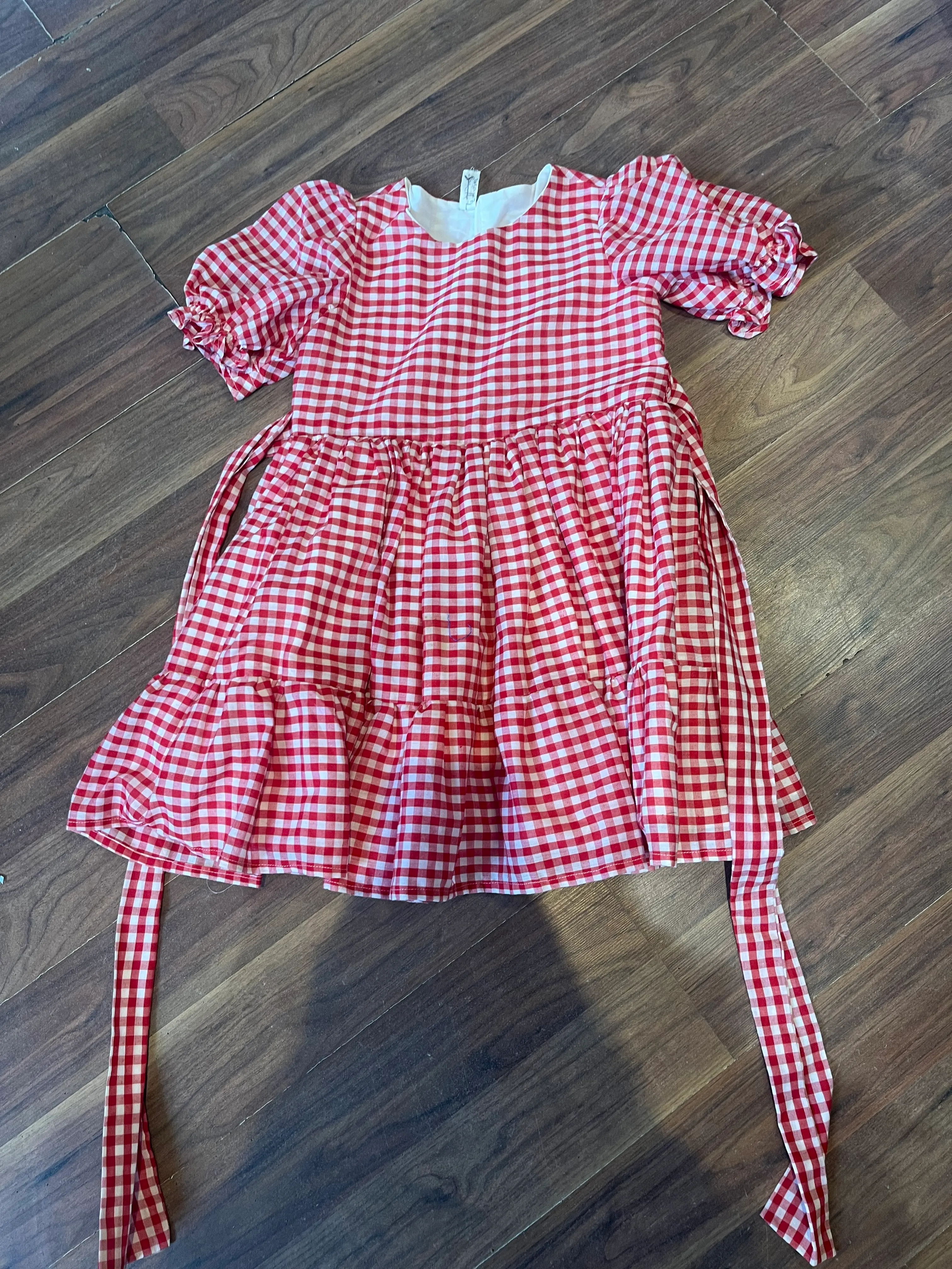 Dress- Red and white check 