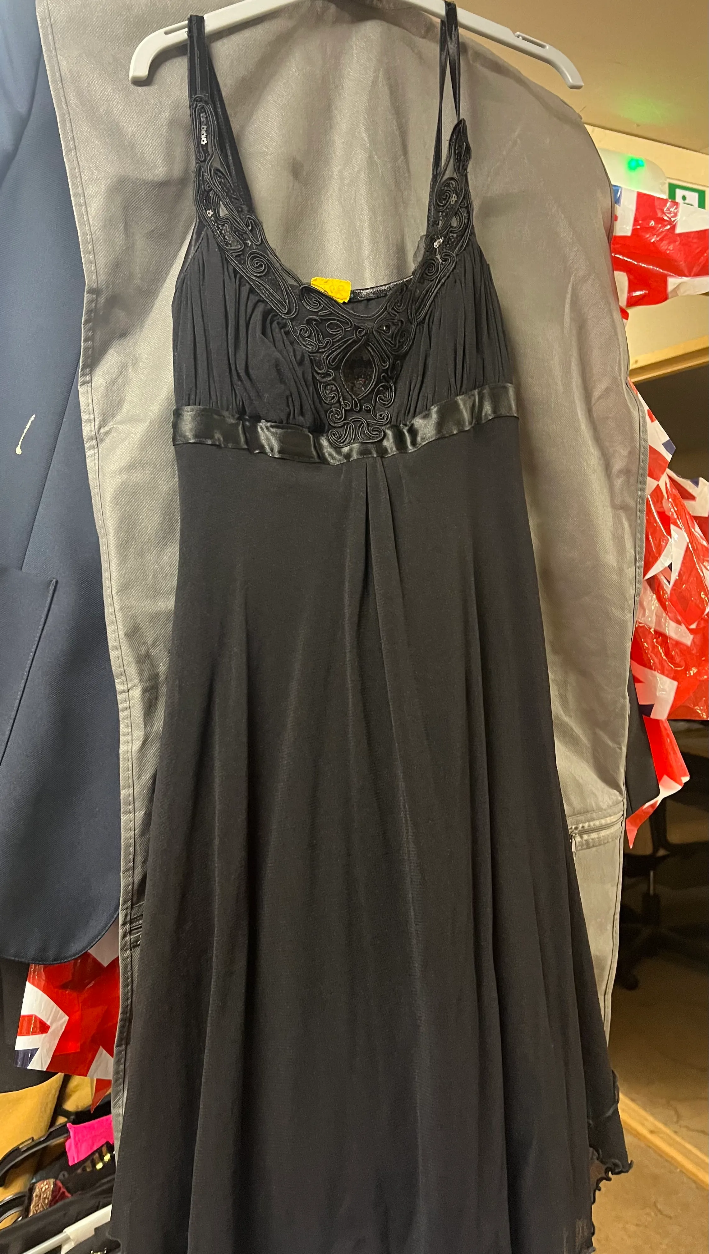 Lyrical dress- Black tie back 