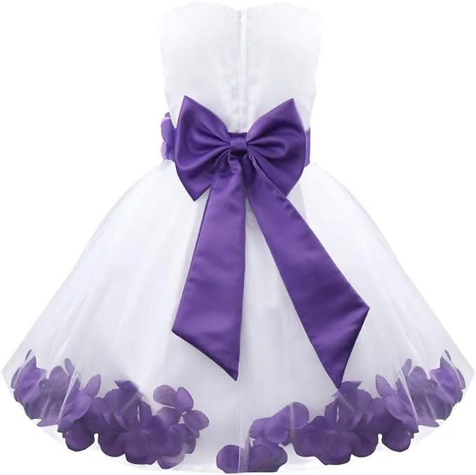 Dress- Purple and white petals