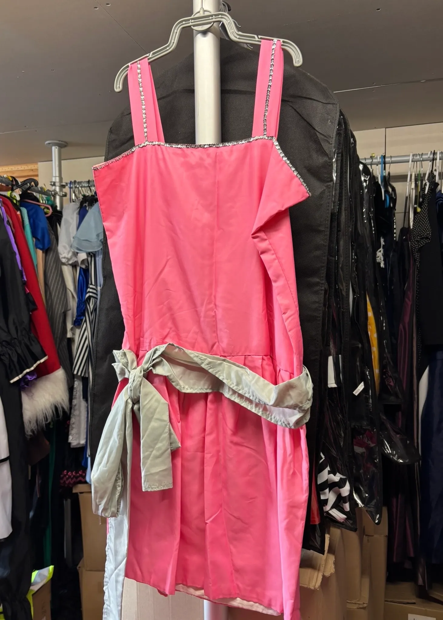 Dress- Pink and silver design