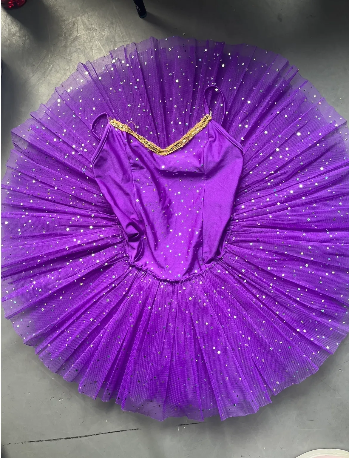 Tutu- Purple sparkly