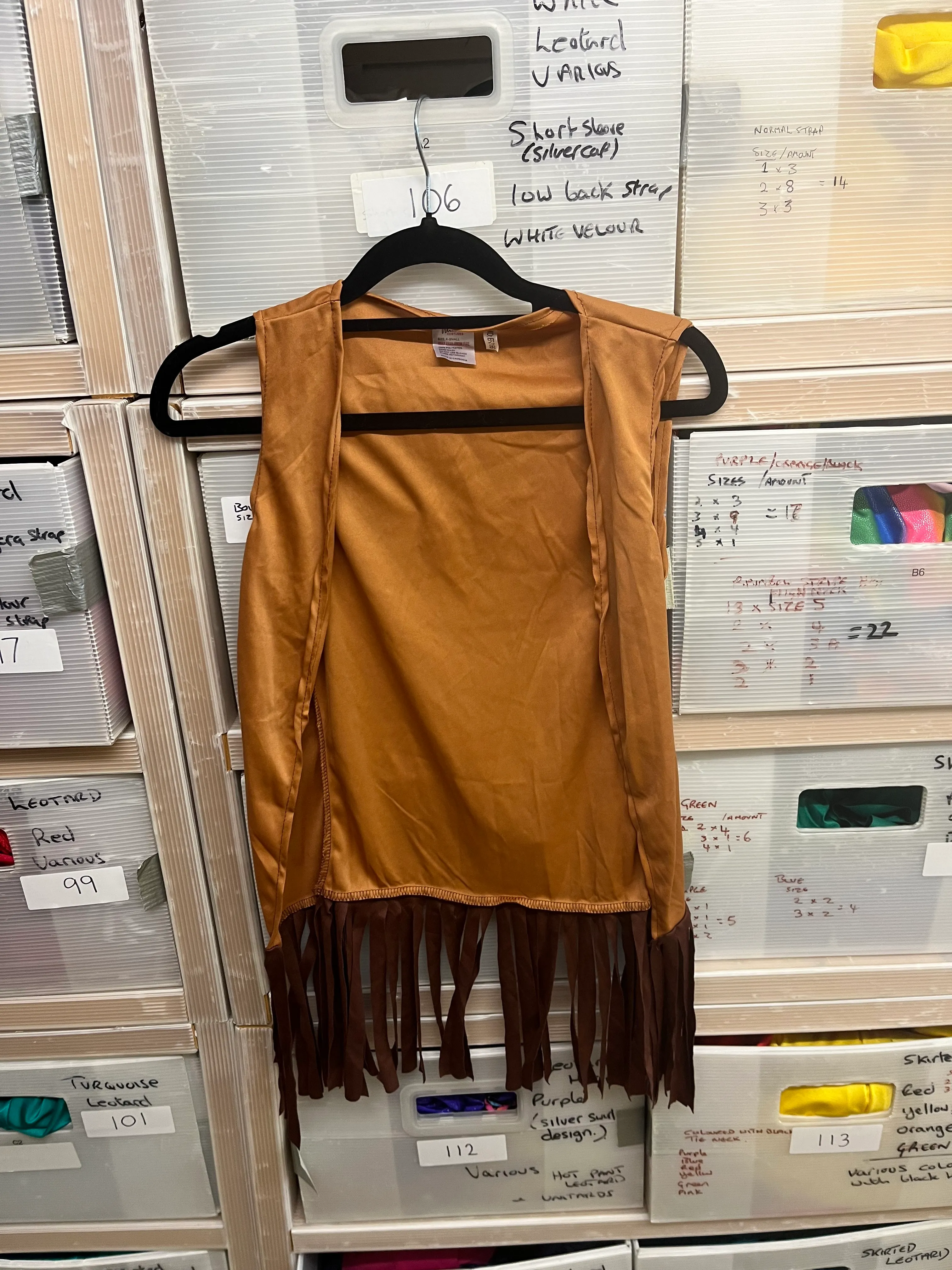 Waistcoat- Brown tassel
