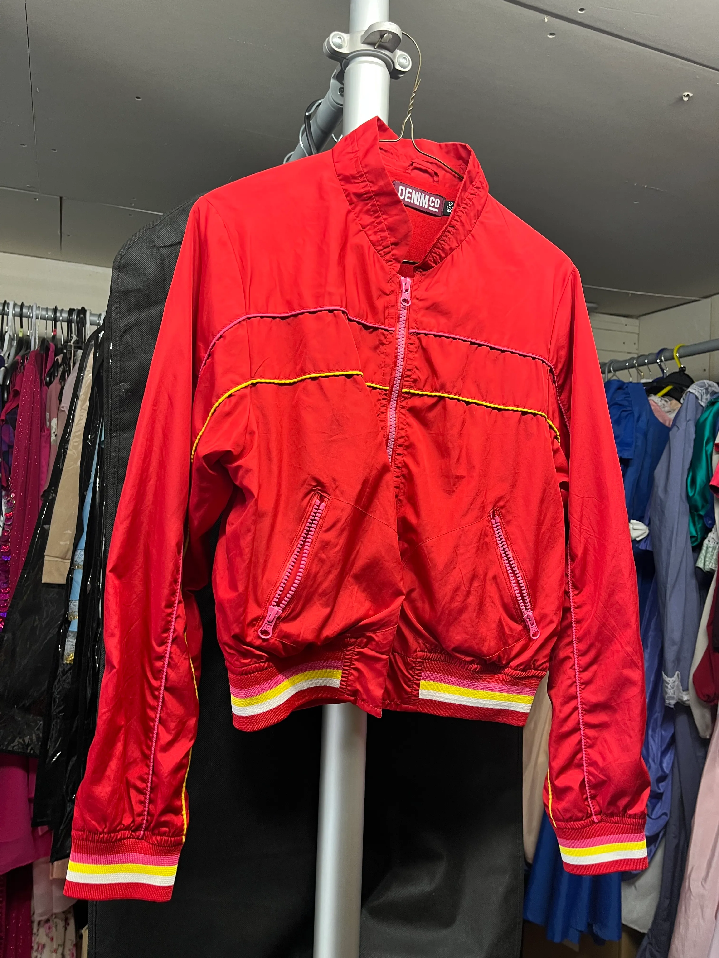 Jacket- Red Bomber Jacket