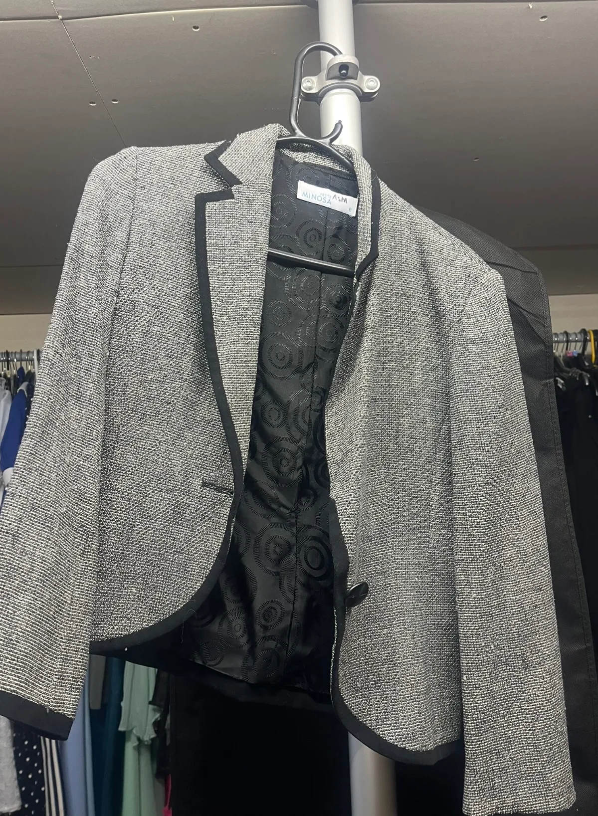 Jacket- Grey And Black Blazer