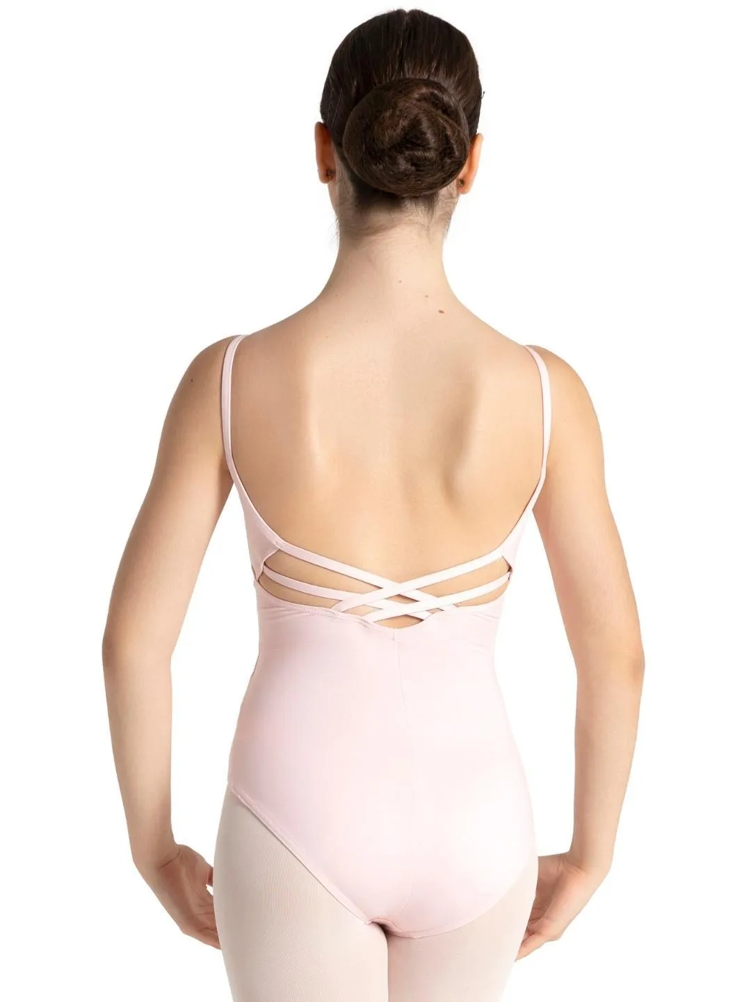 Leotard- Pale pink Cross back