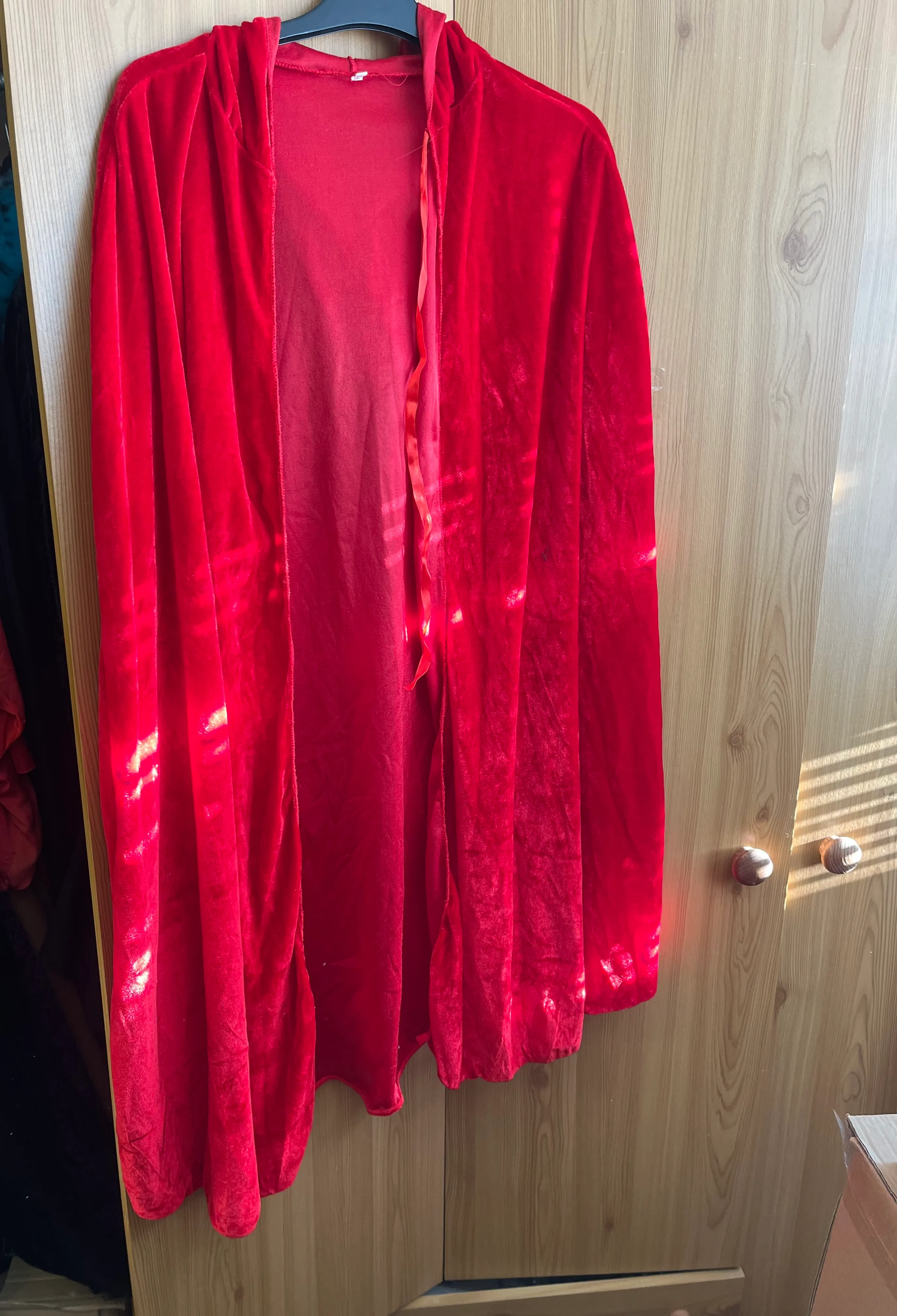 Cape- Red Velour
